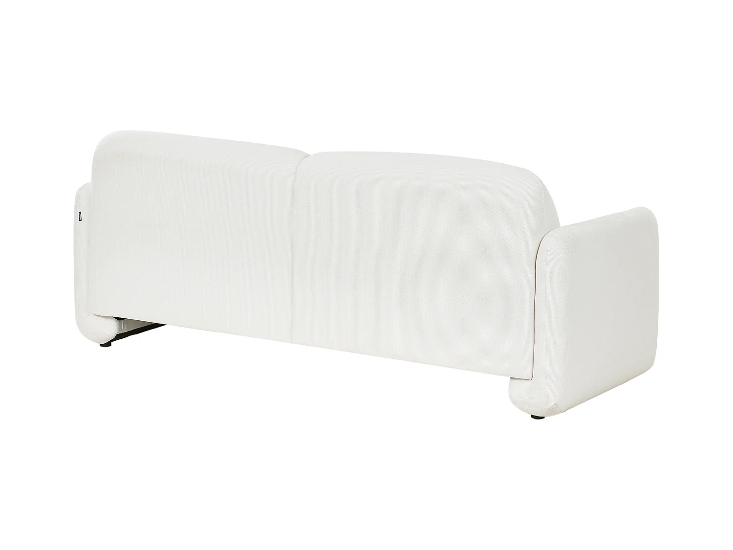 Canapé 3 places SALAND Tissu Blanc