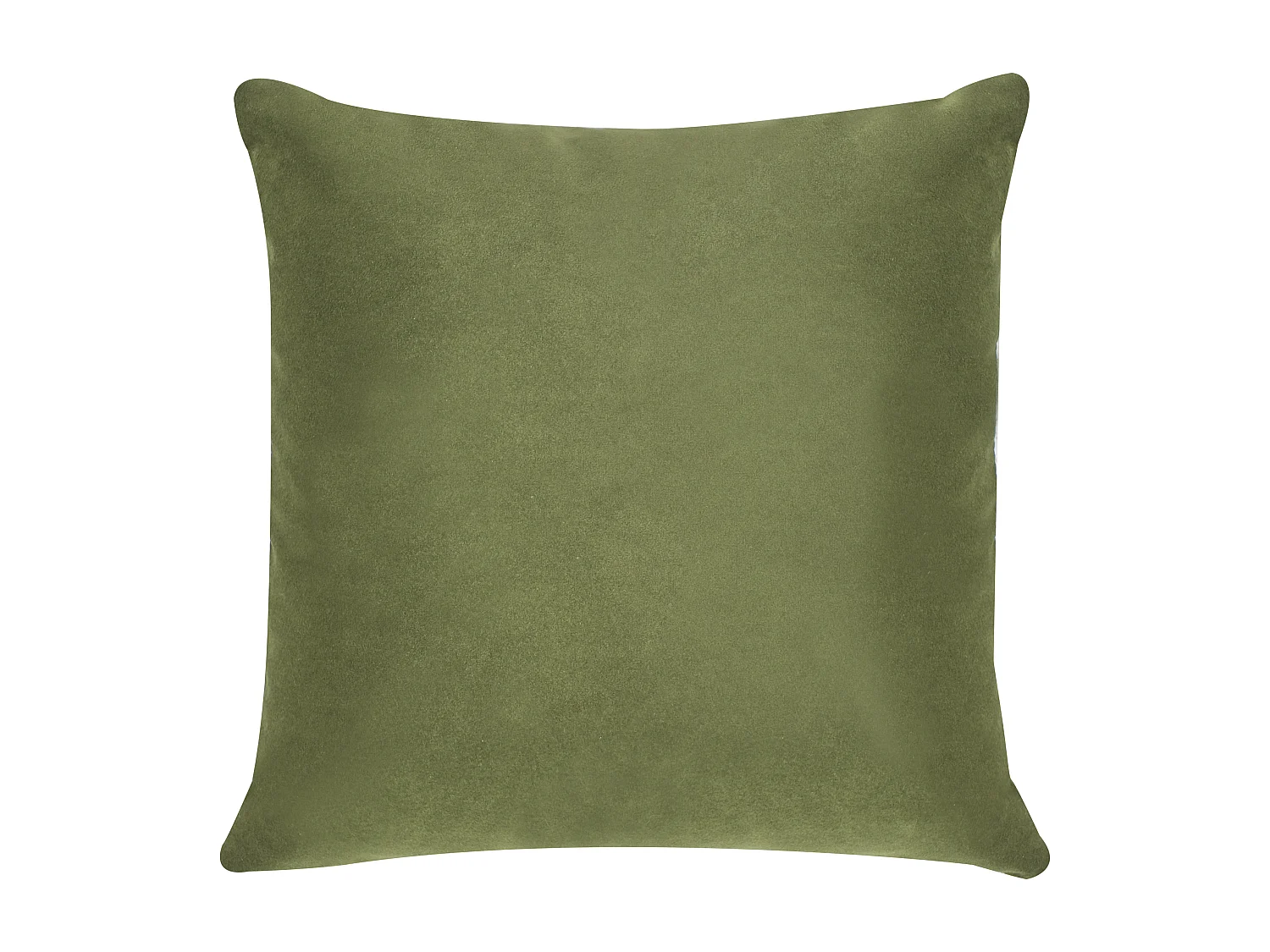 Sofa LUVOS Samtstoff Grün 3-Sitzer