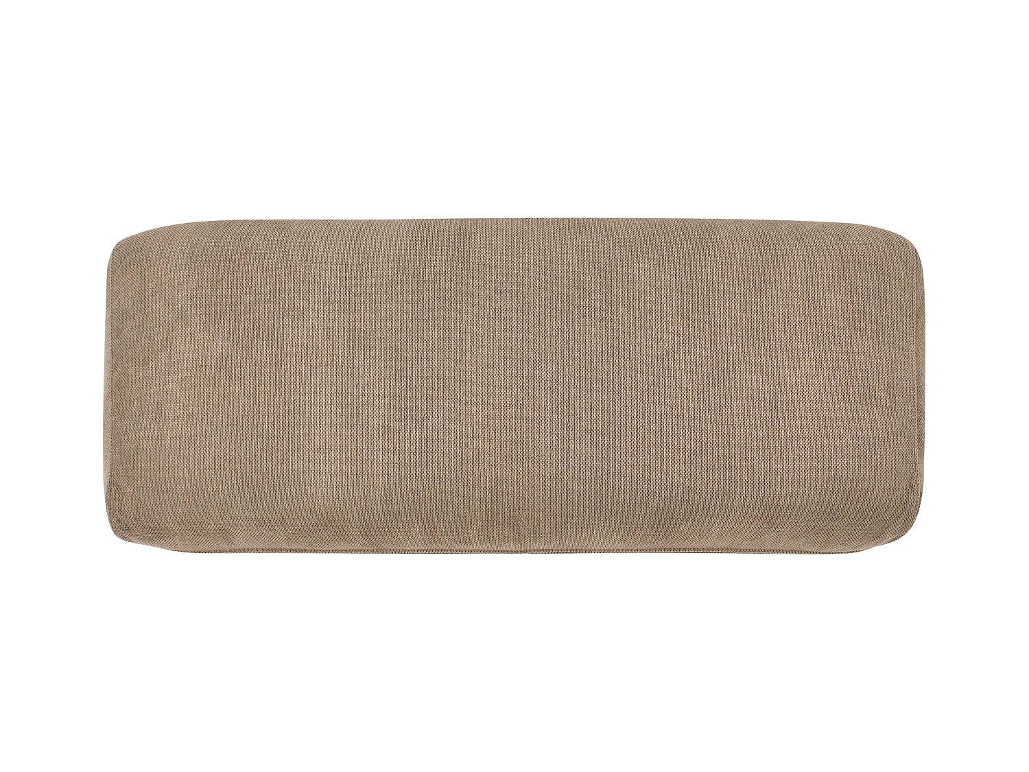 Canapé d'angle 3 places MALOY Tissu Marron Côté droit