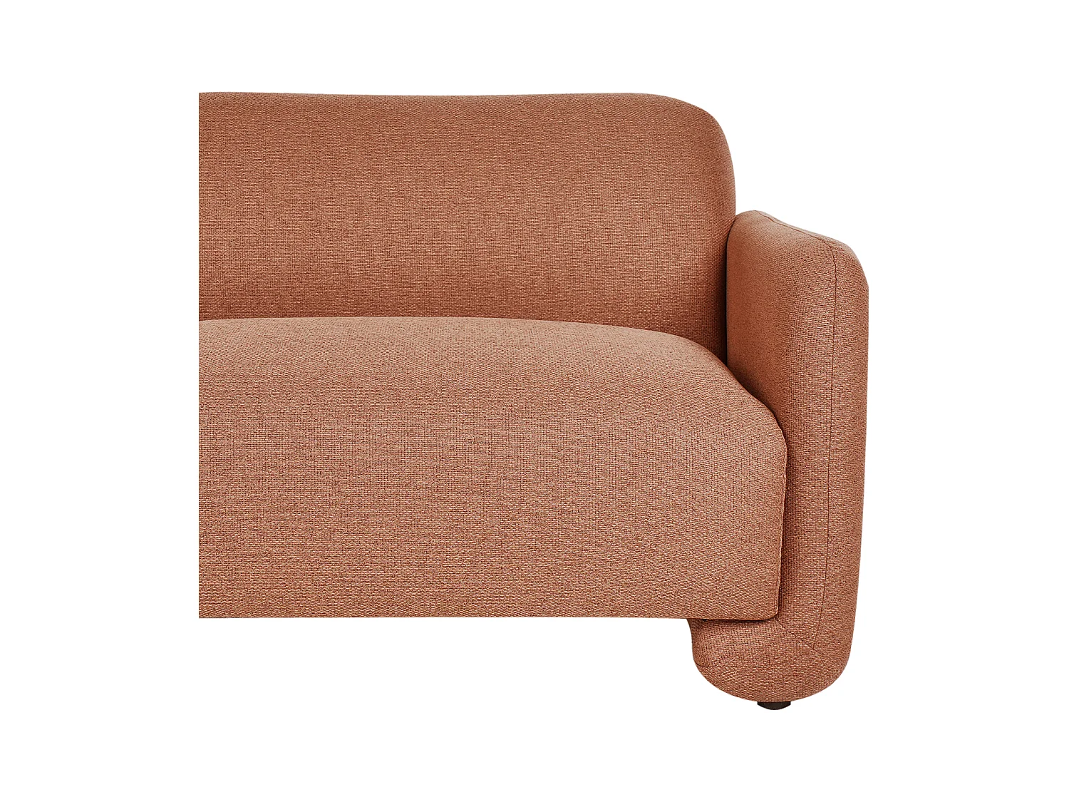 Canapé 3 places SALAND Tissu Marron doré