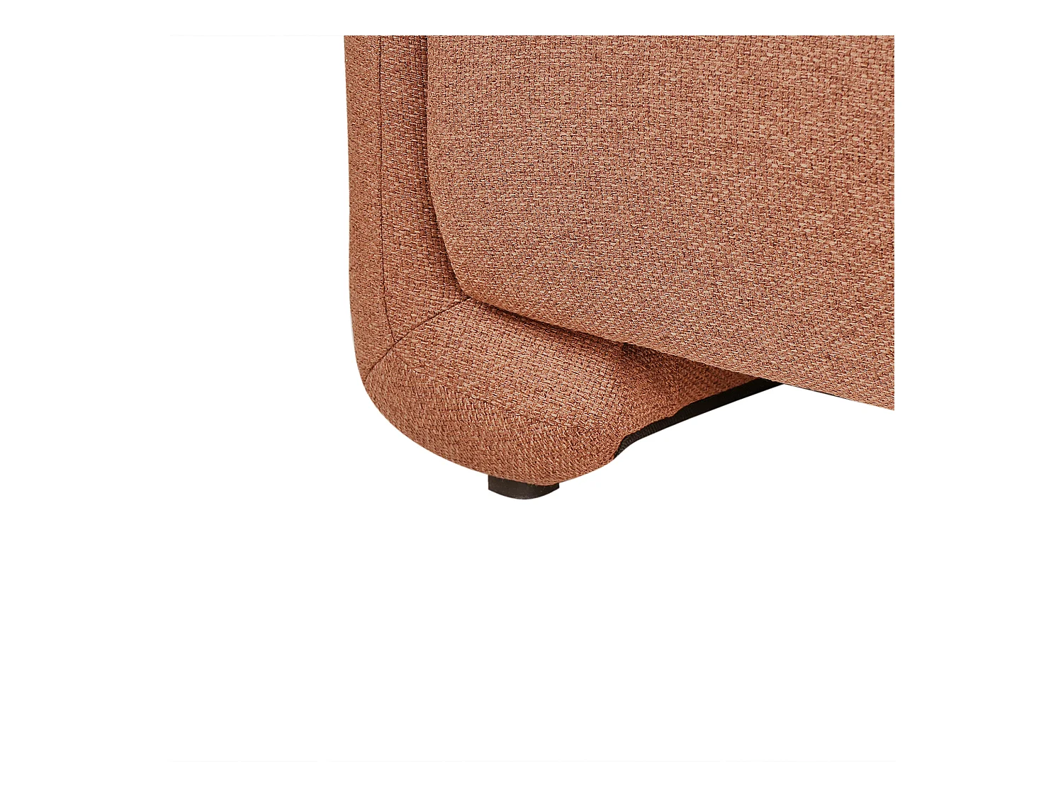 Canapé 3 places SALAND Tissu Marron doré