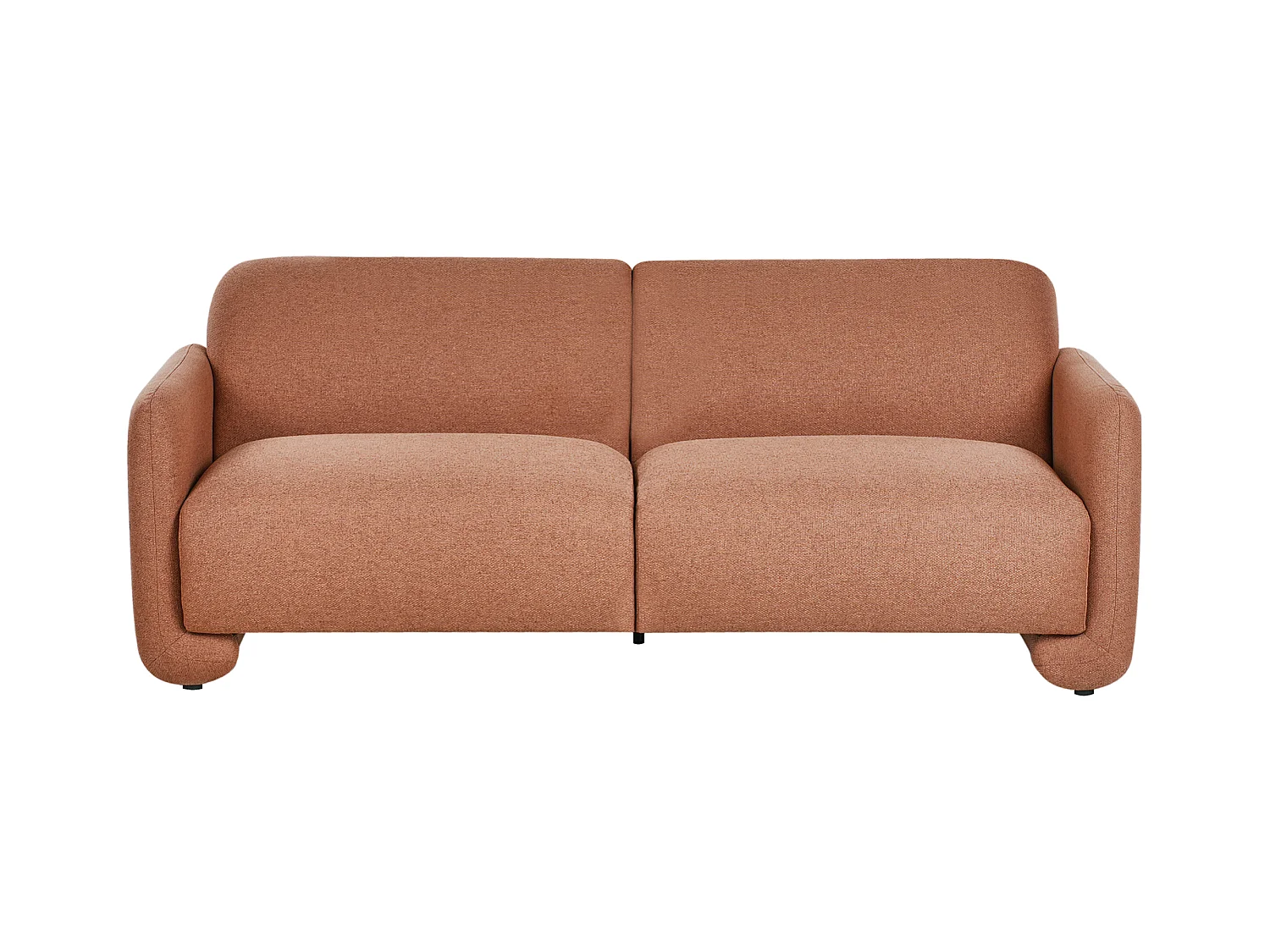 Canapé 3 places SALAND Tissu Marron doré