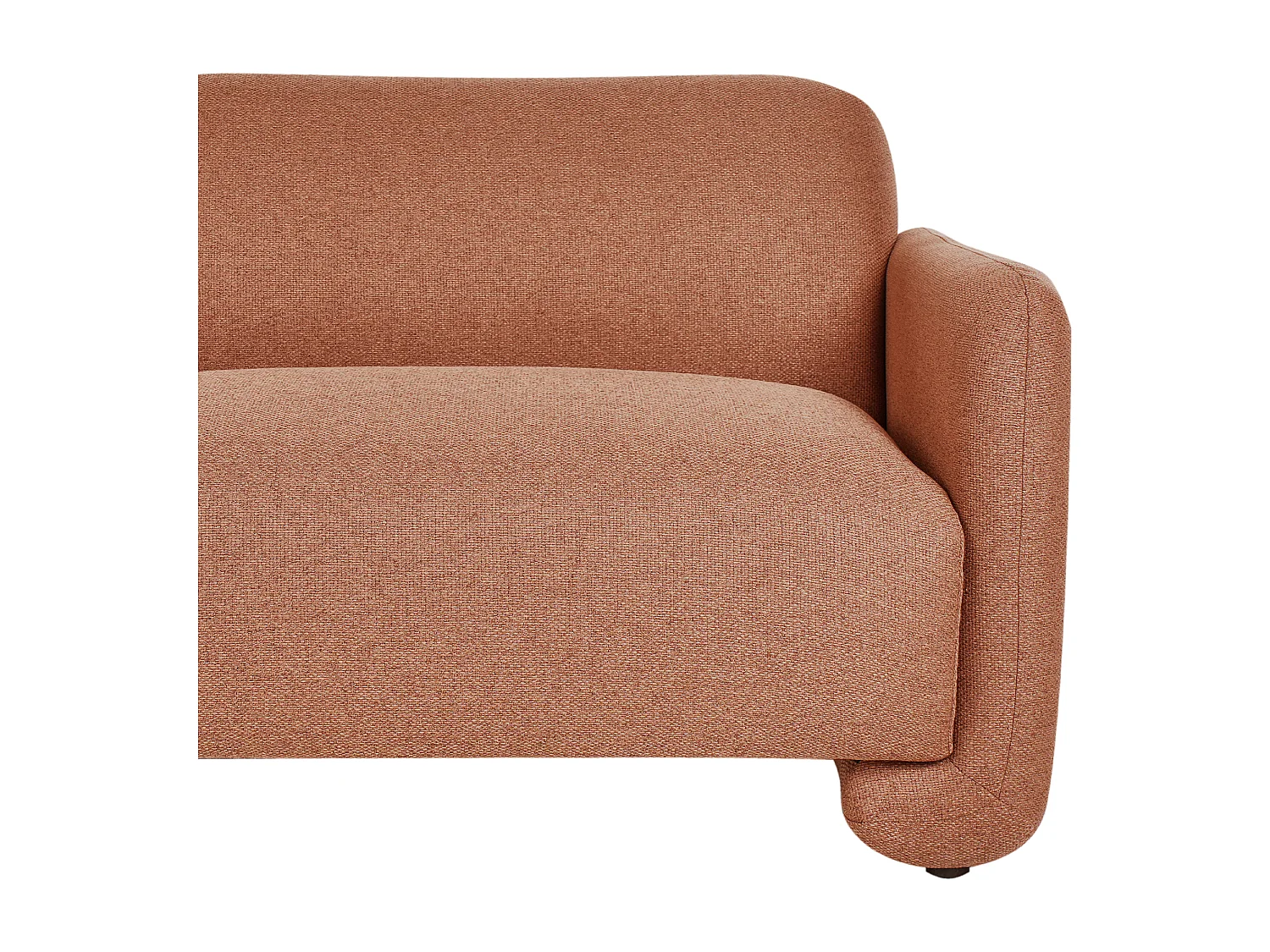 Canapé 3 places SALAND Tissu Marron doré