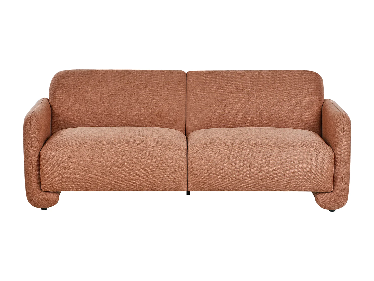 Canapé 3 places SALAND Tissu Marron doré