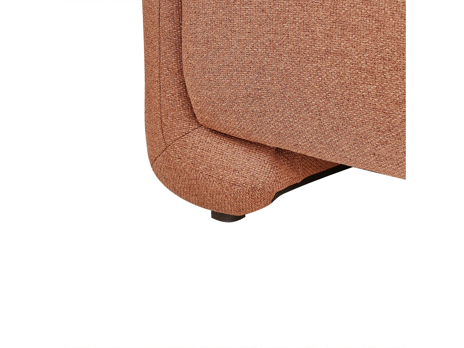 Canapé 3 places SALAND Tissu Marron doré