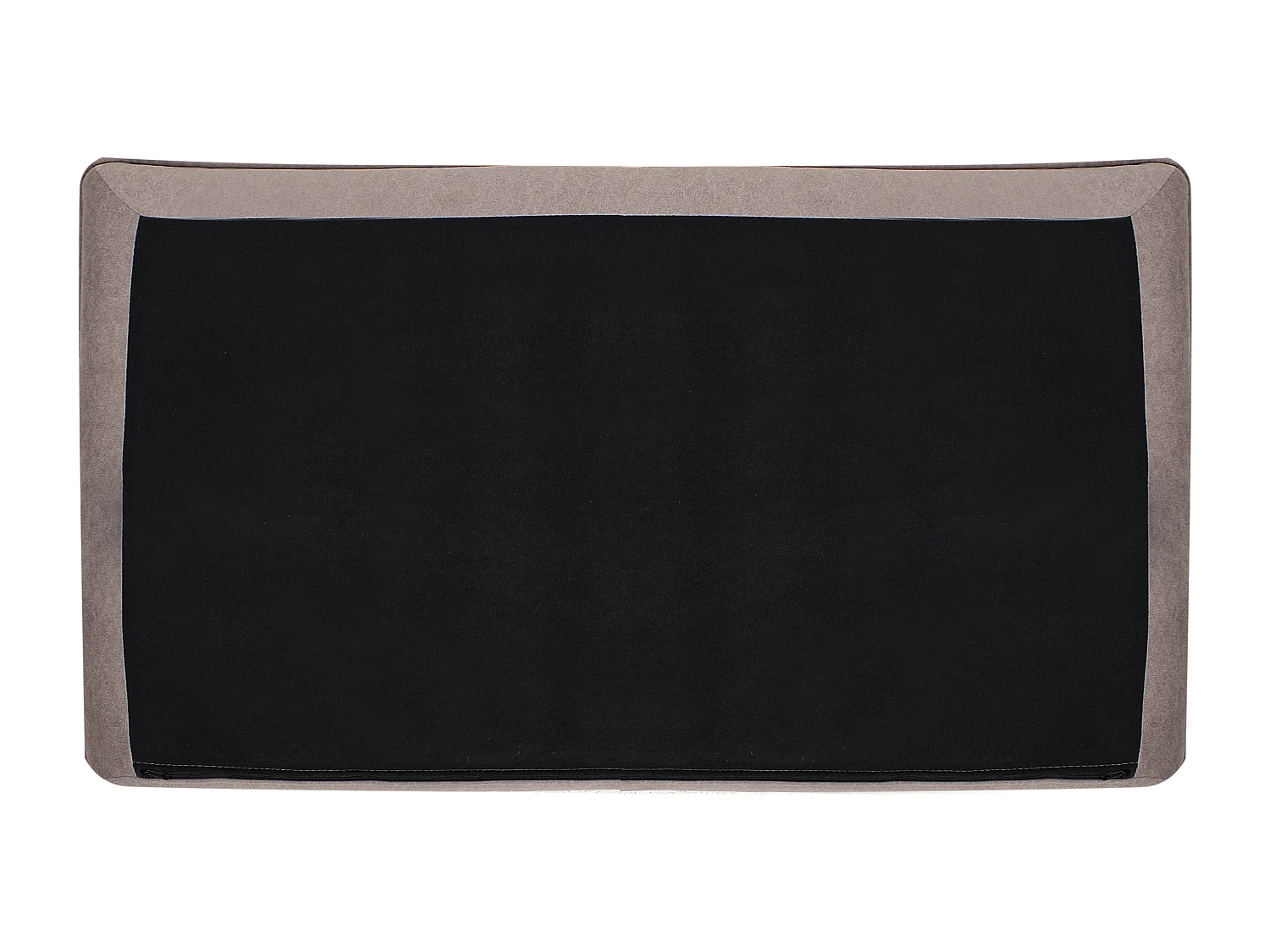 Ecksofa ELVENES Stoff Taupe 3-Sitzer linksseitig