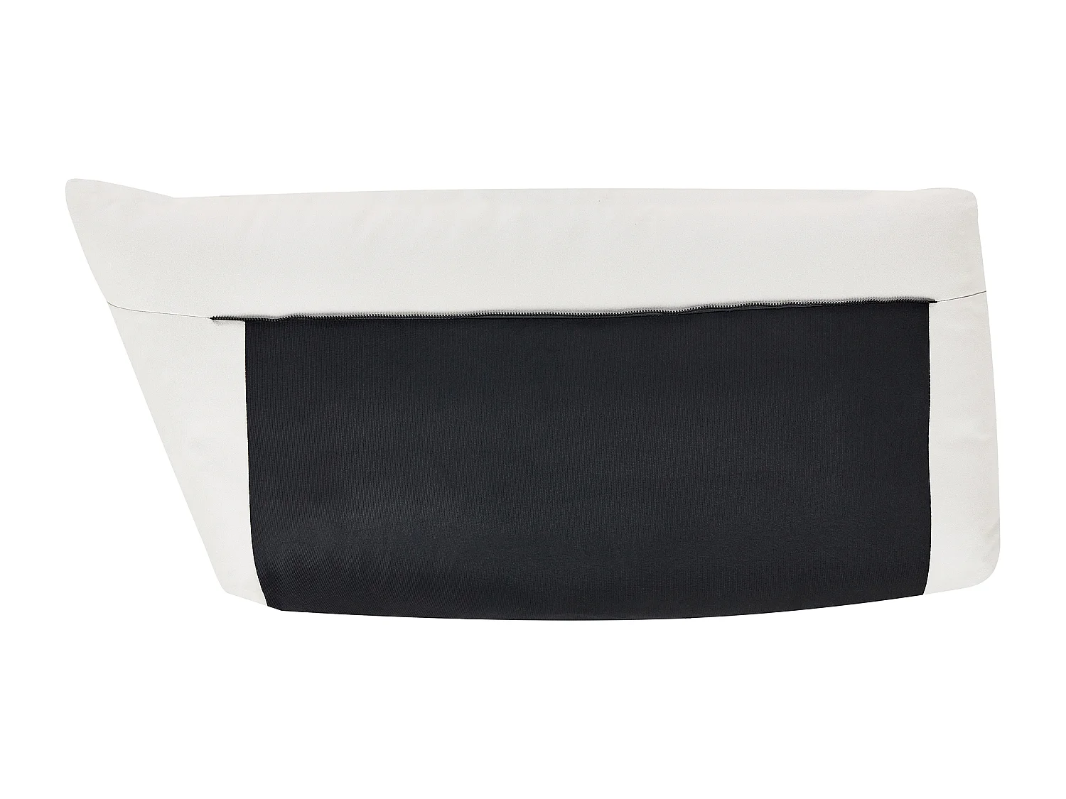 Canapé 3 places REVSNES Cuir PU Blanc cassé