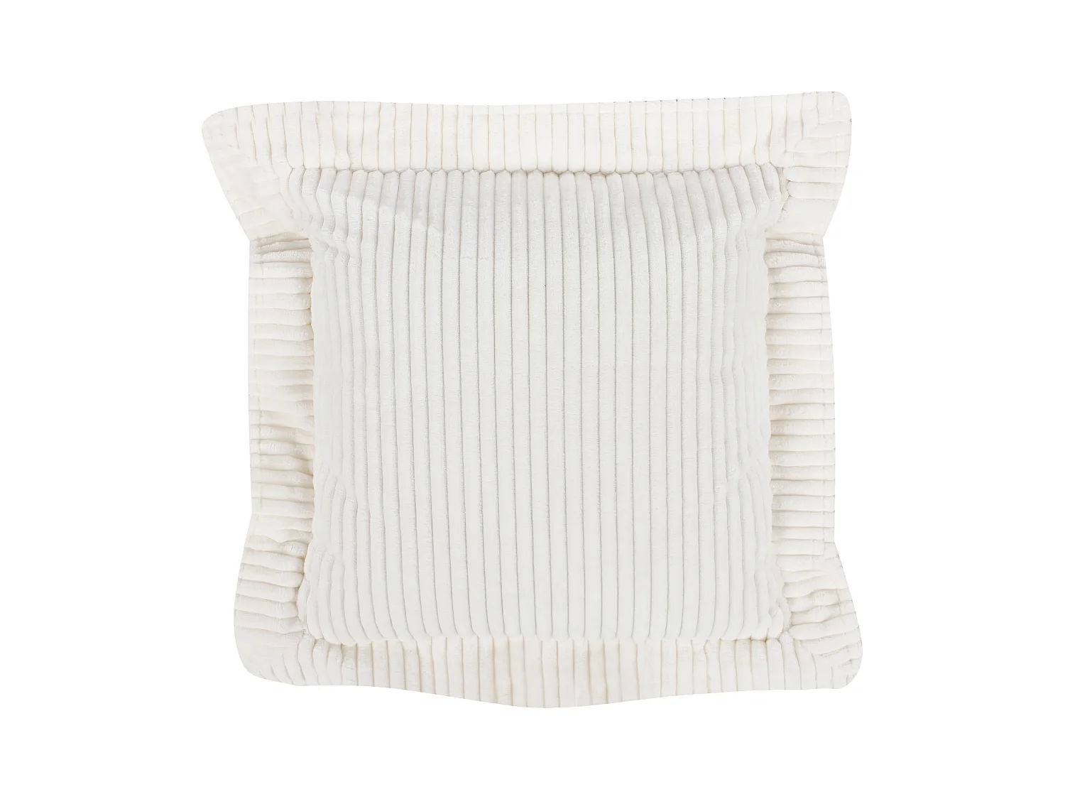 Canapé 2 places TIRRO Velours côtelé Blanc