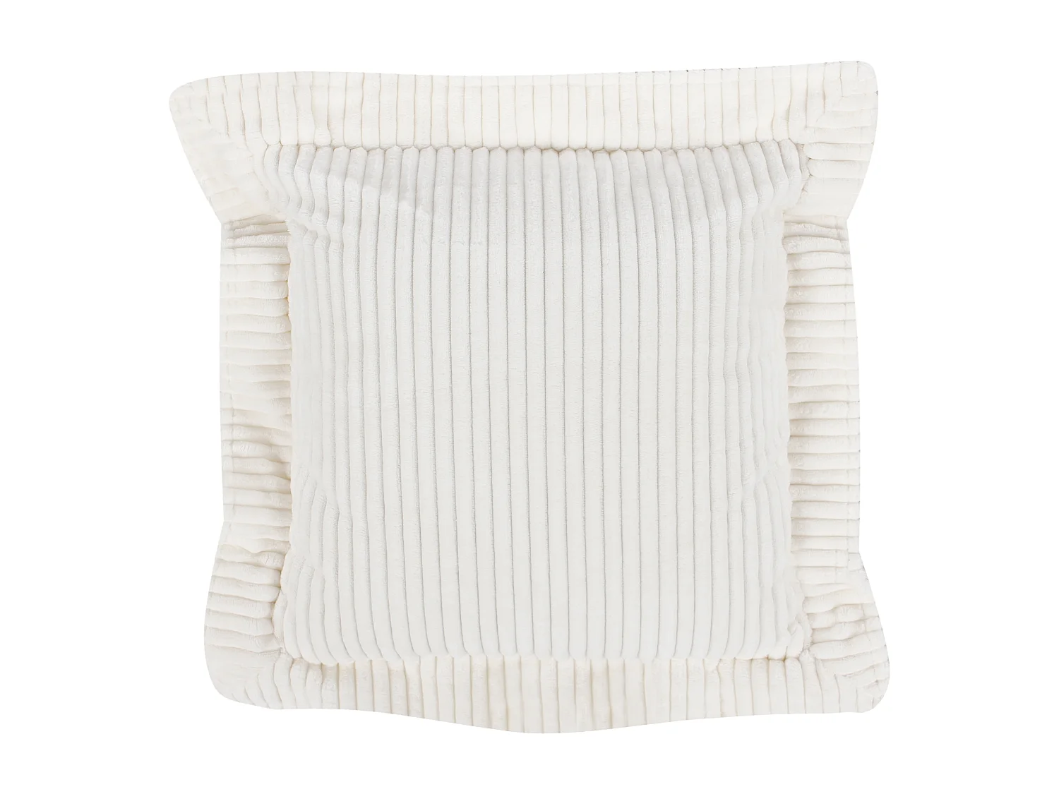 Canapé 2 places TIRRO Velours côtelé Blanc