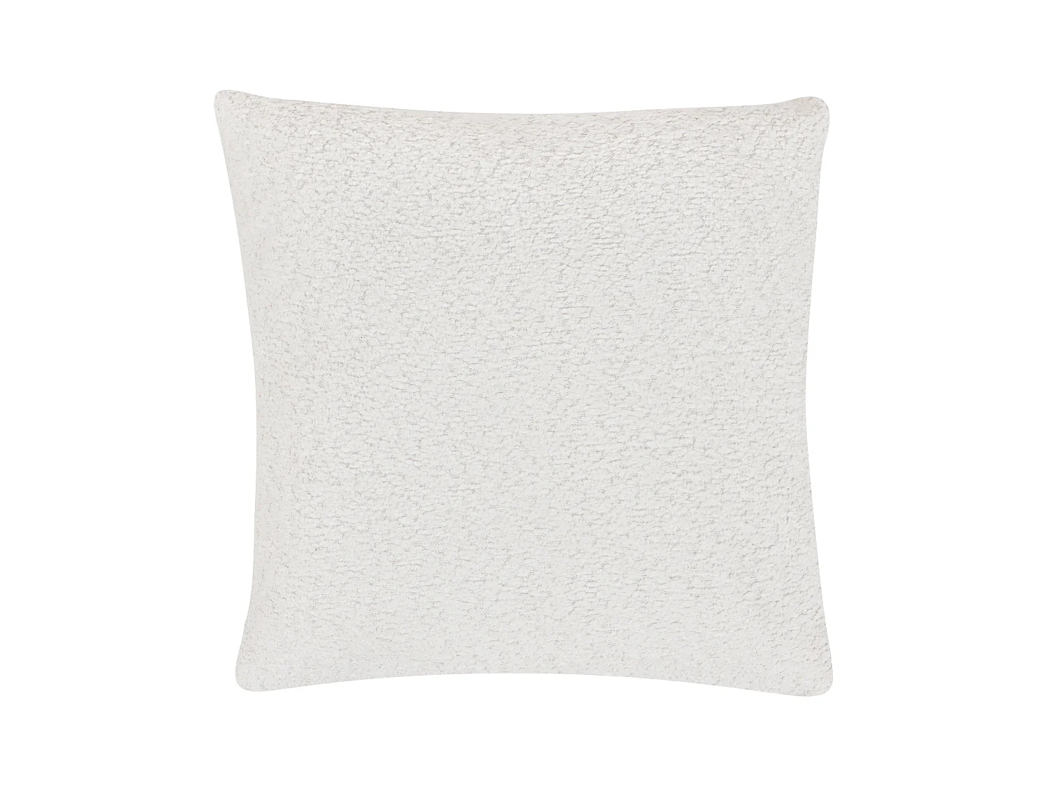 Canapé 3 places KORIO Bouclé Blanc cassé