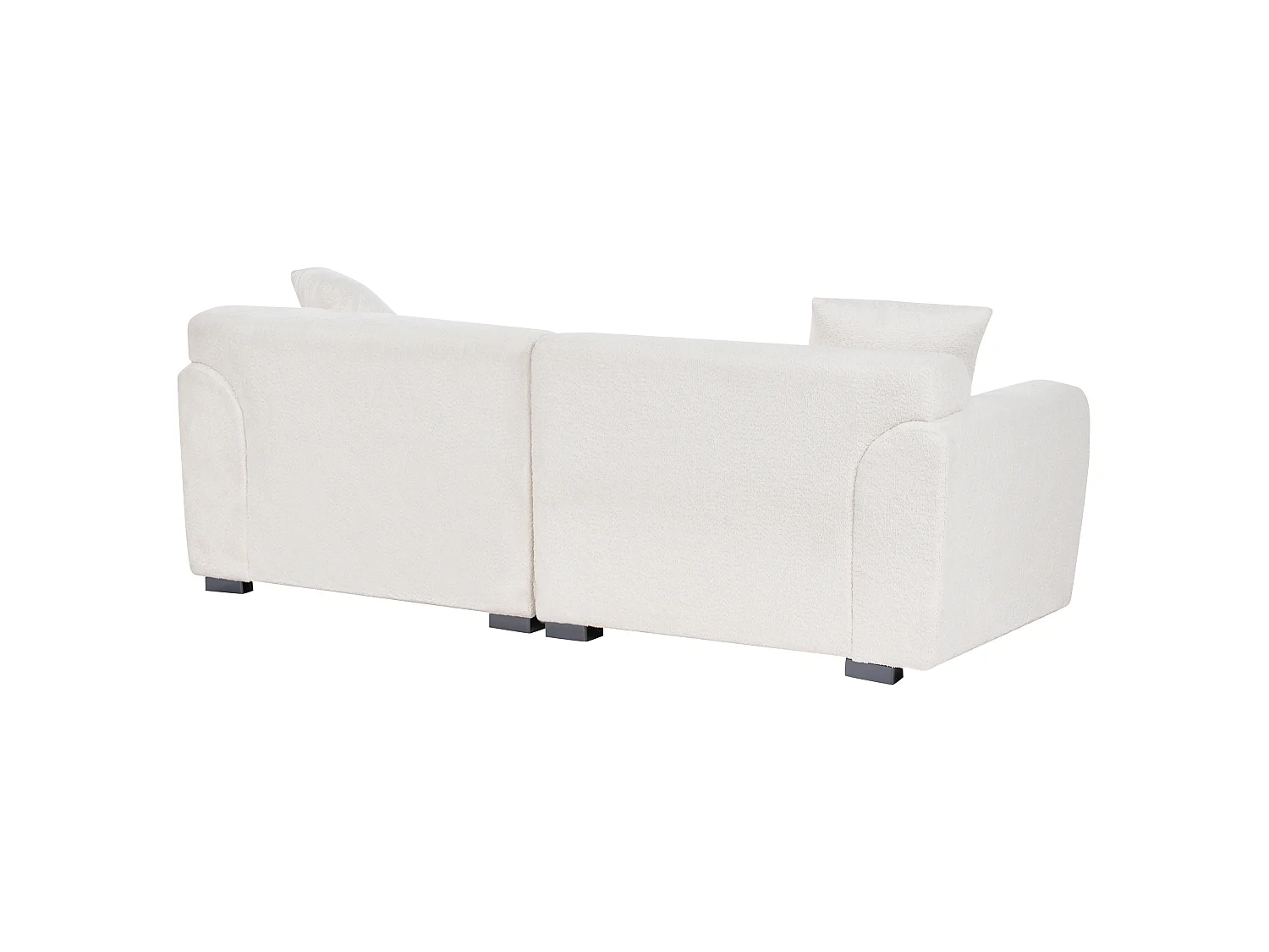 Sofa KORIO Boucle Złamana biel dla 3 osób