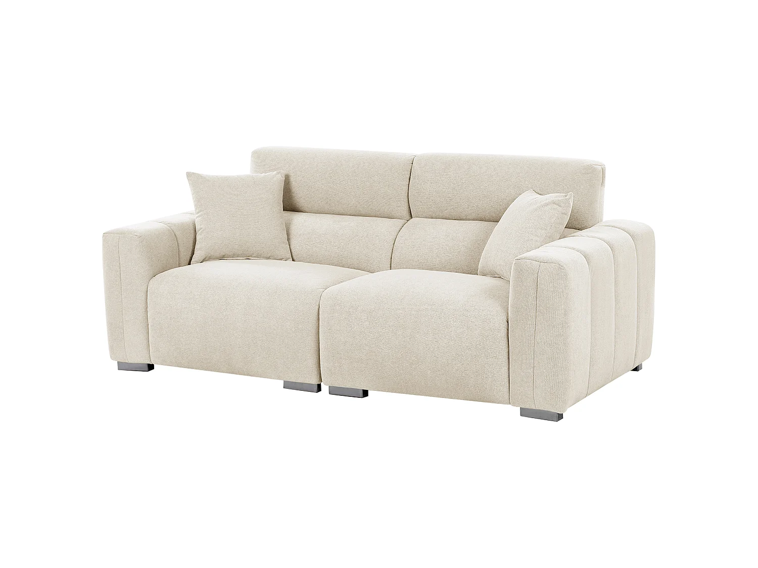 Bank FAUSKAN Stof Lichtbeige 3-zitter