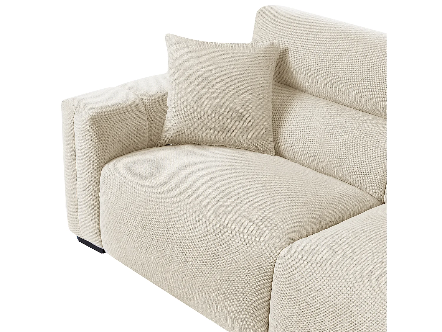 Bank FAUSKAN Stof Lichtbeige 3-zitter