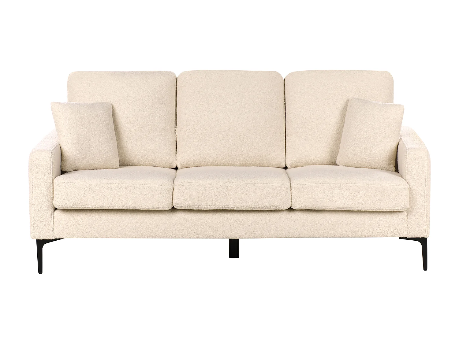 Divano GAVLE Bouclé Beige 3 posti