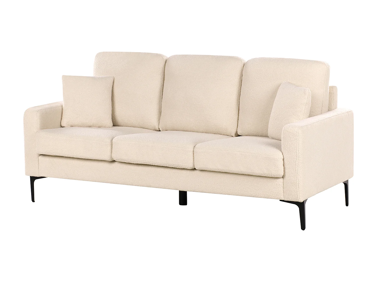 Divano GAVLE Bouclé Beige 3 posti
