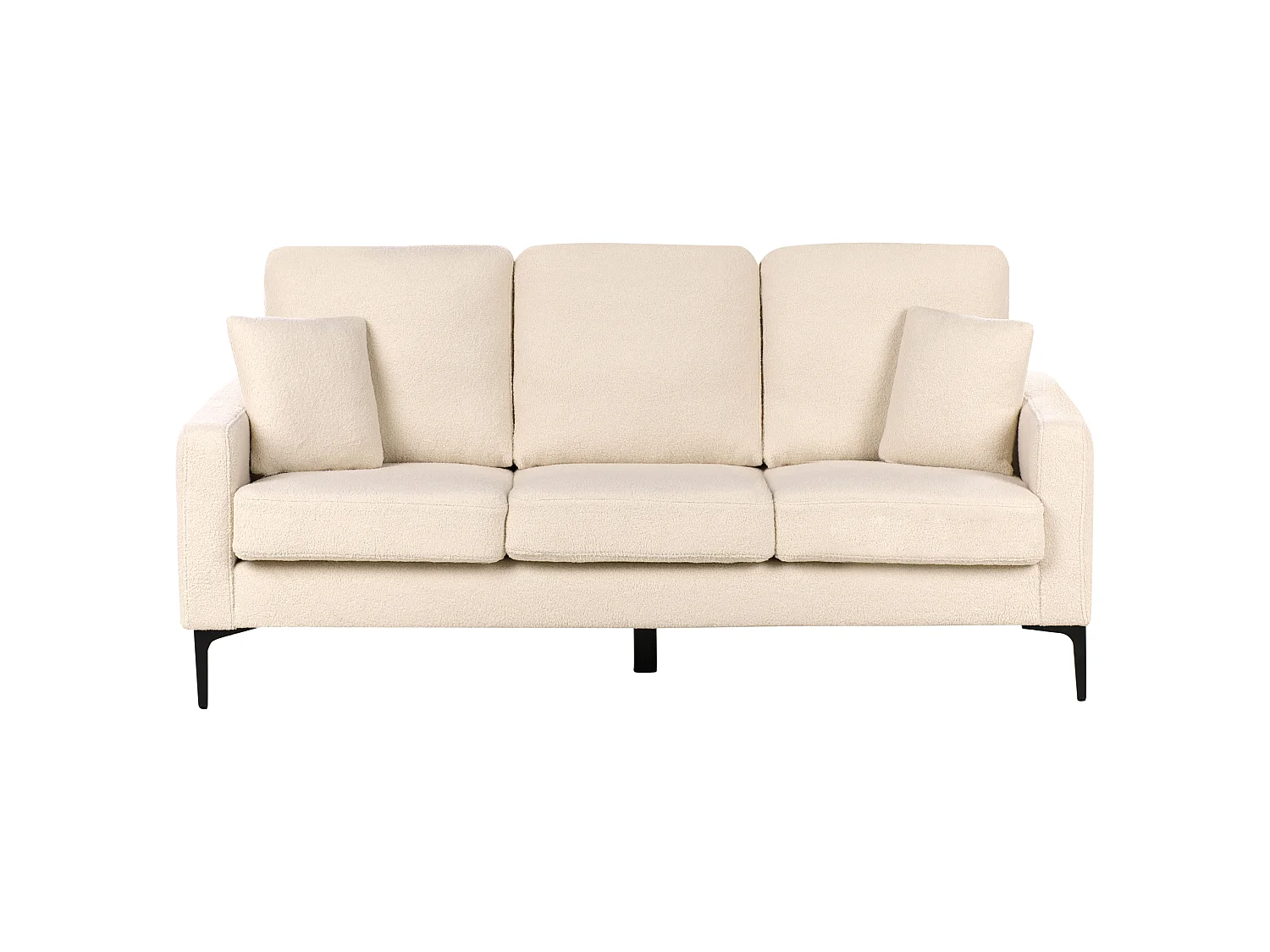 Divano GAVLE Bouclé Beige 3 posti