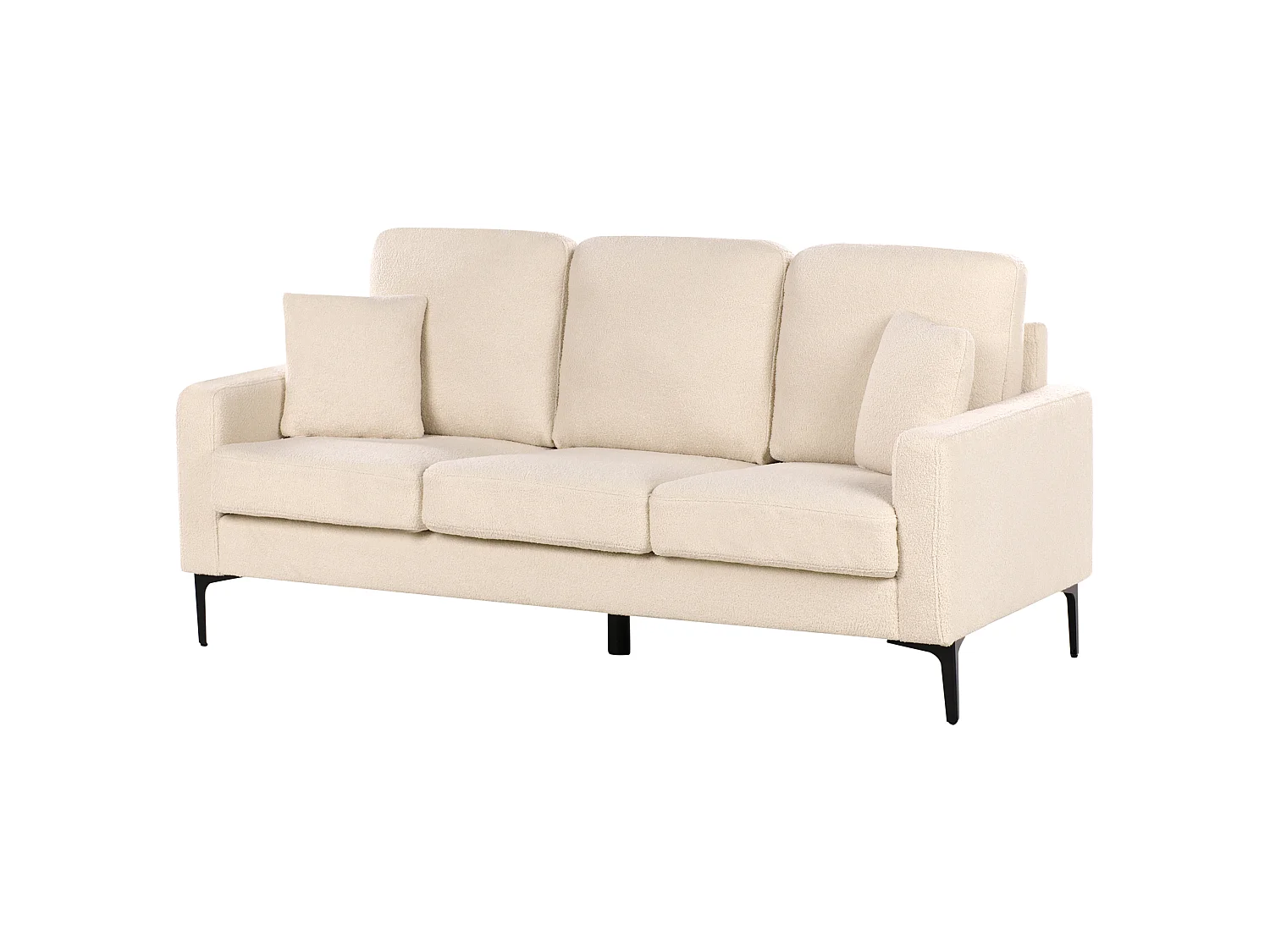 Divano GAVLE Bouclé Beige 3 posti