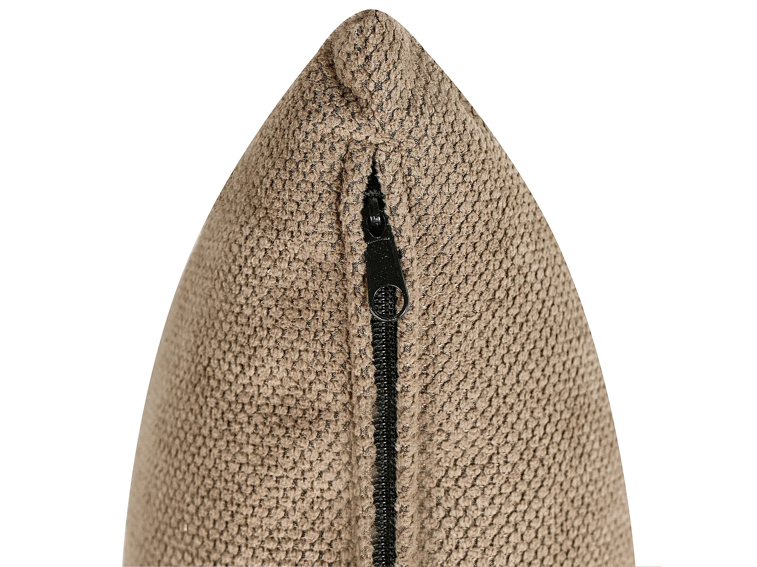 Canapé 3 places FAUSKAN Tissu Marron clair