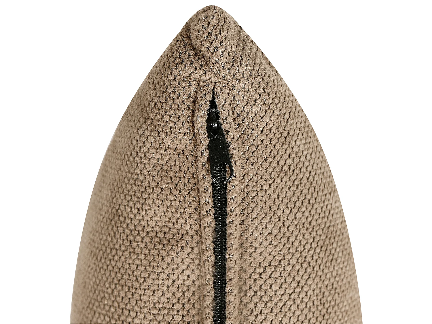 Sofá FAUSKAN Tela Marrón claro 3 plazas