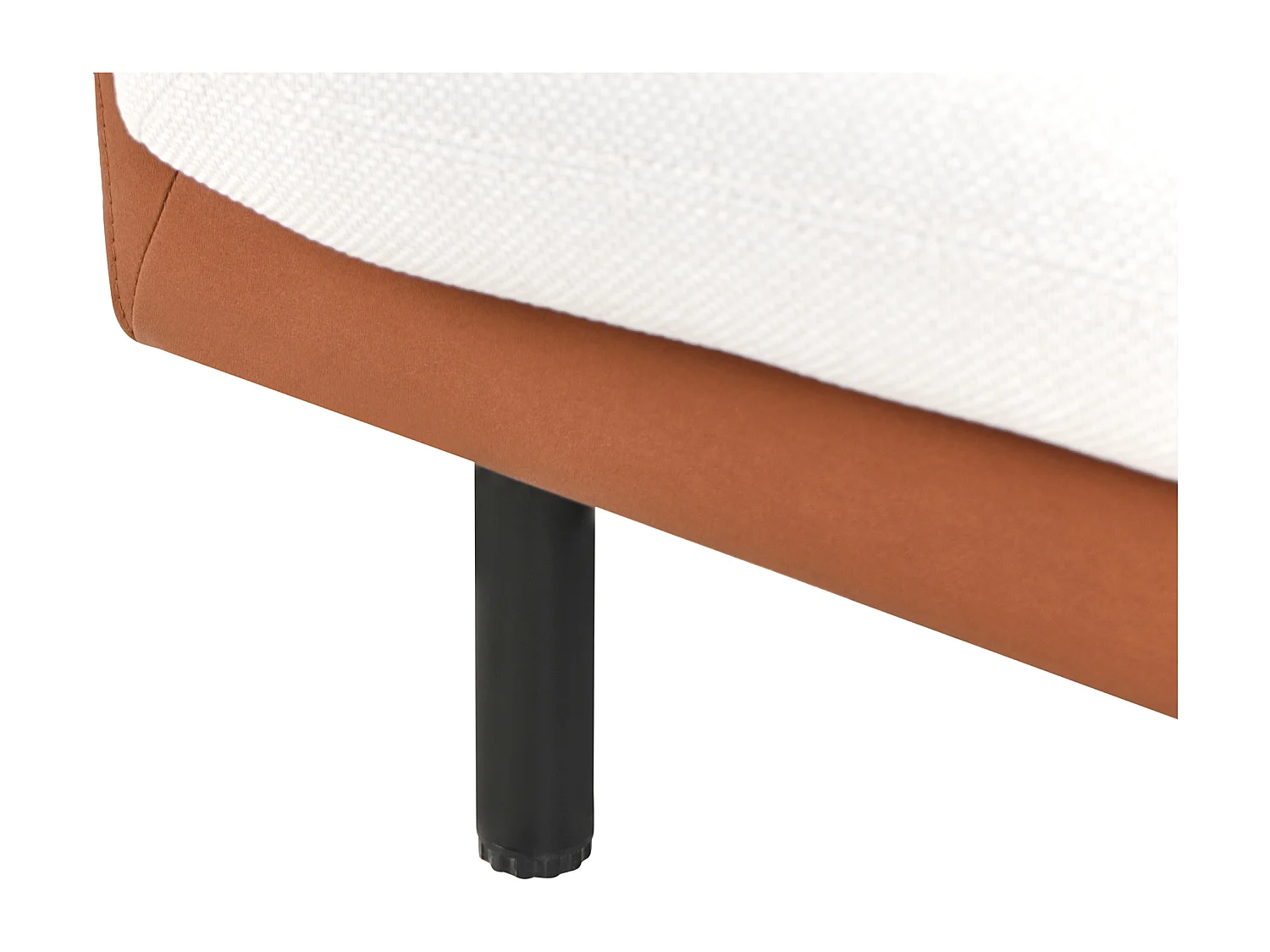 Bank VORGOD Stof Gebroken wit 2-zitter