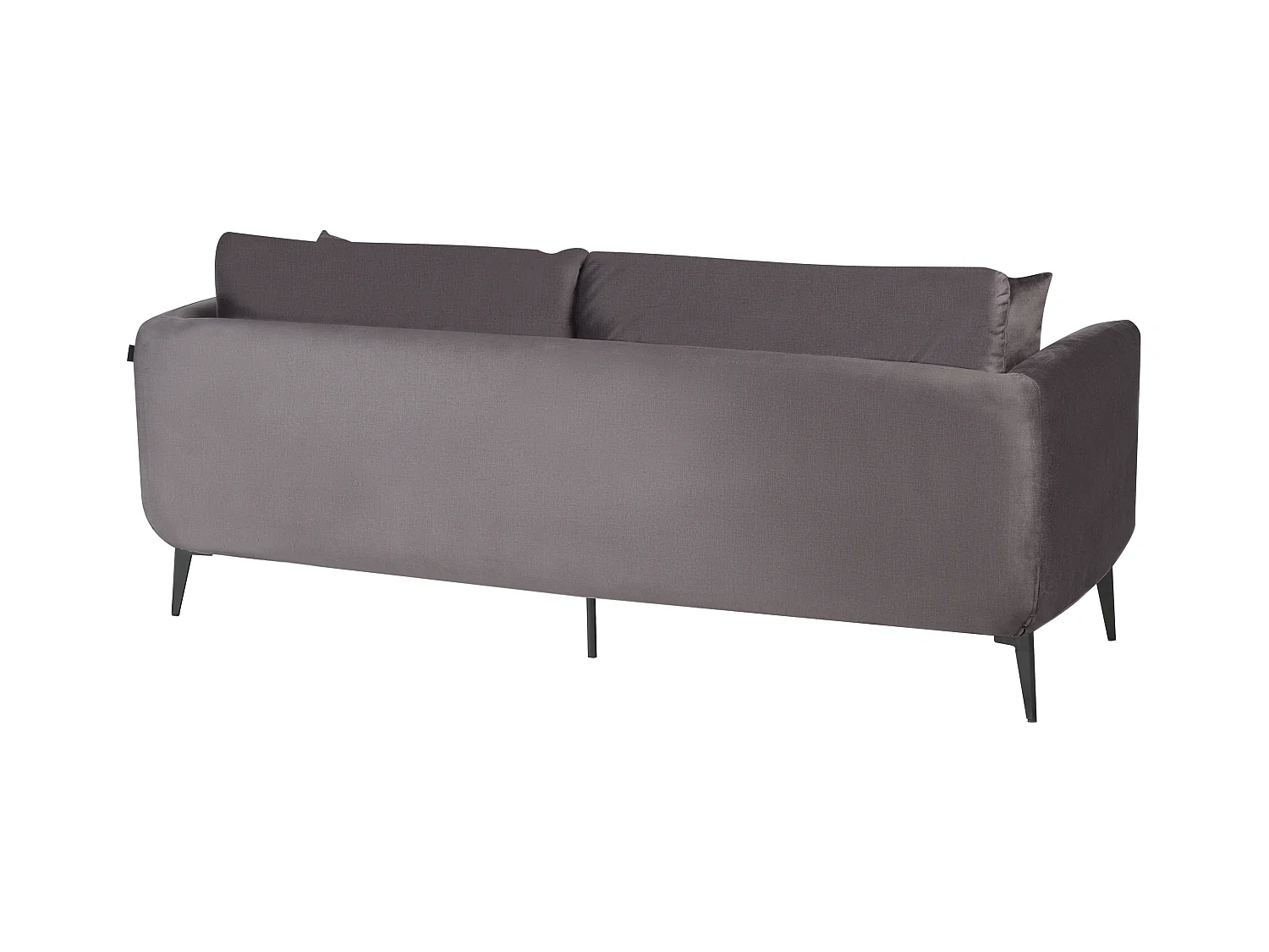 Sofa aus Samt beige / taupe 3-Sitzer gepolstert mit Kissen modernes Design Bodum