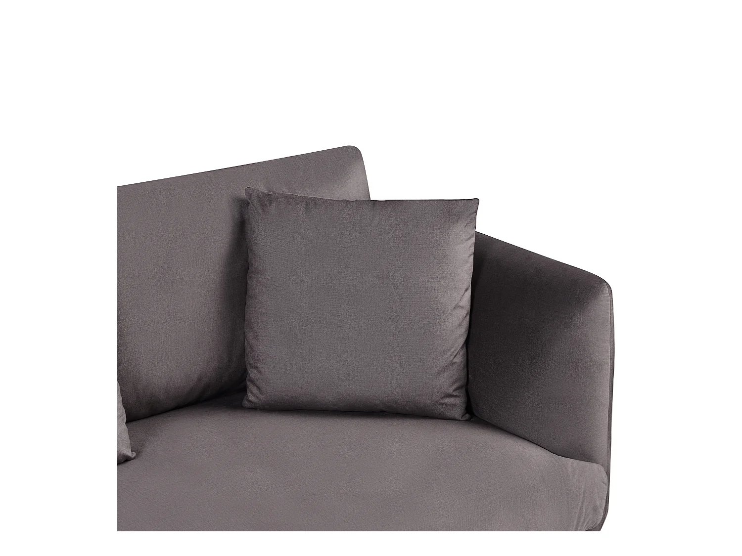 Sofa aus Samt beige / taupe 3-Sitzer gepolstert mit Kissen modernes Design Bodum