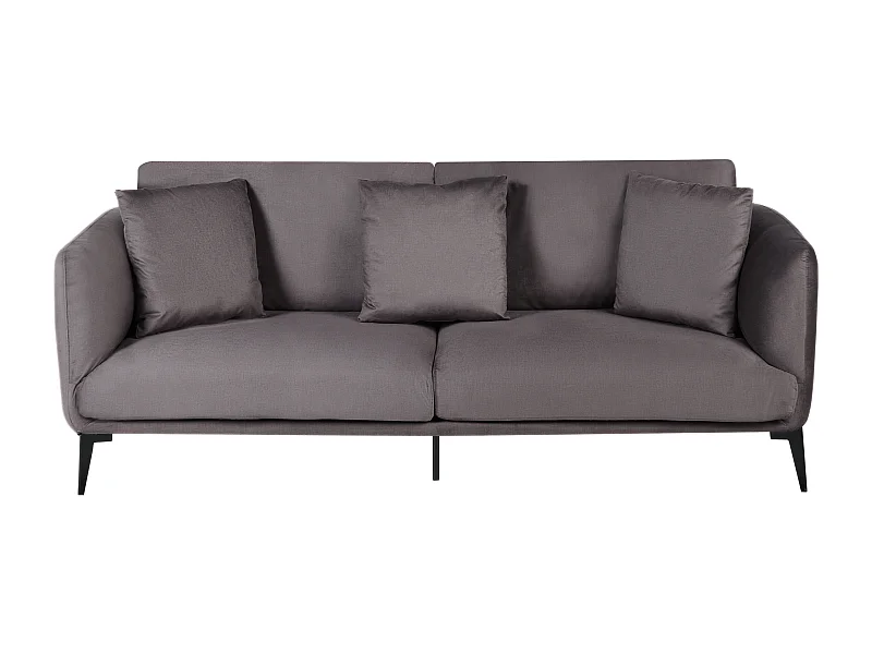 Bank BODUM Fluweel Taupe 3-zitter