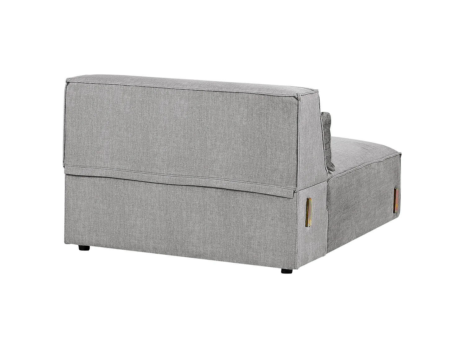 Canapé modulable HELLNAR Tissu Gris 2 places