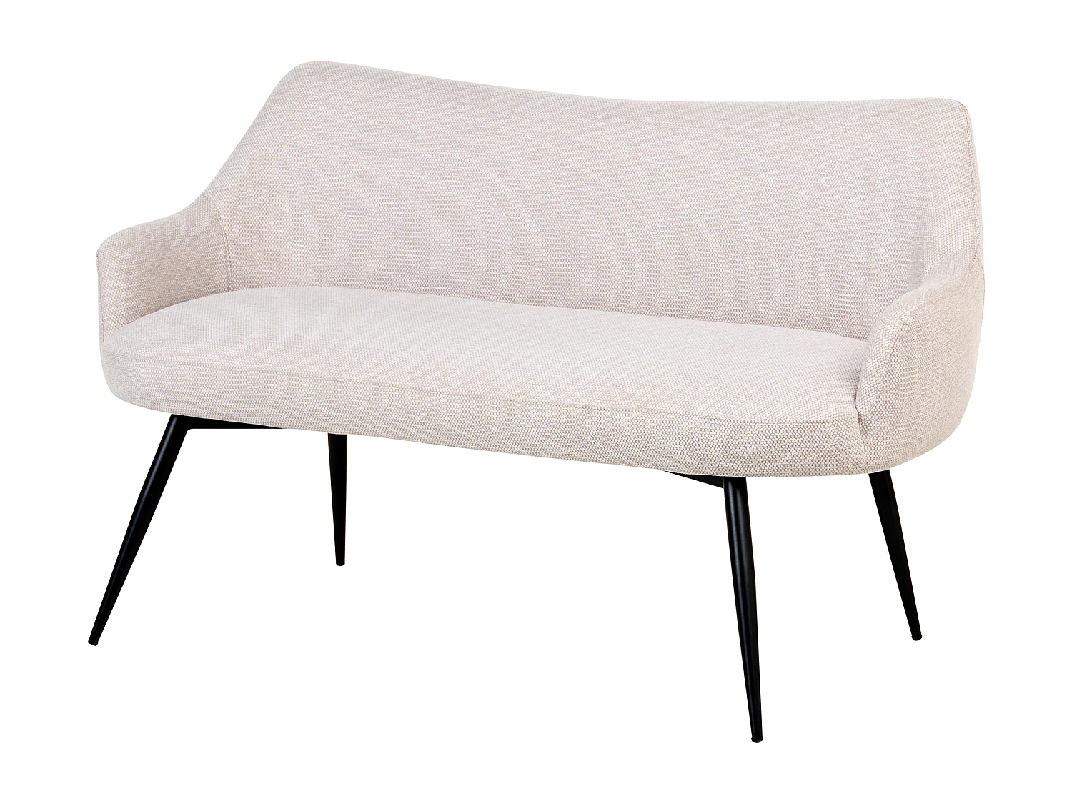 Canapé 2 places ARENDAL Tissu Beige