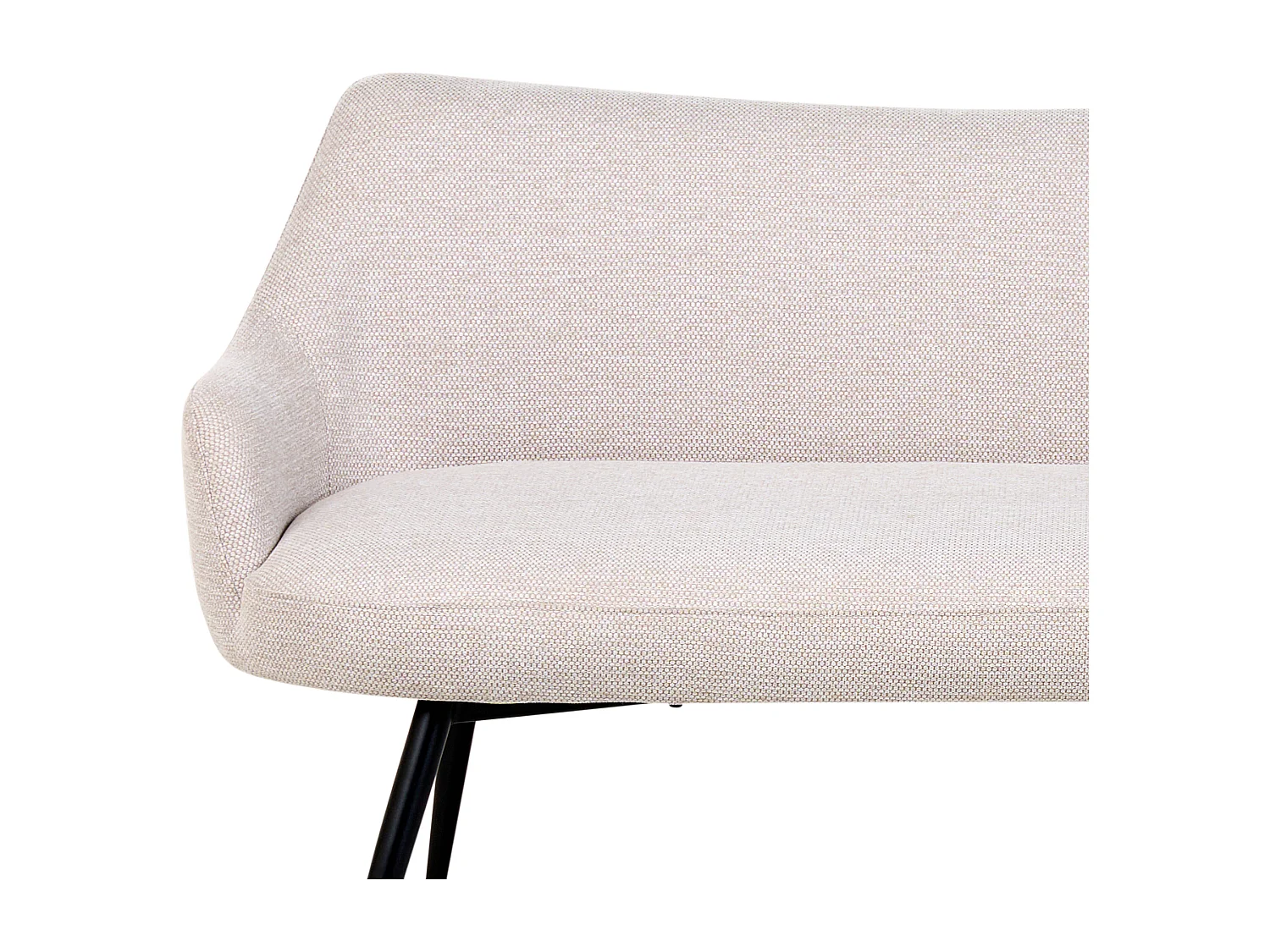 Canapé 2 places ARENDAL Tissu Beige