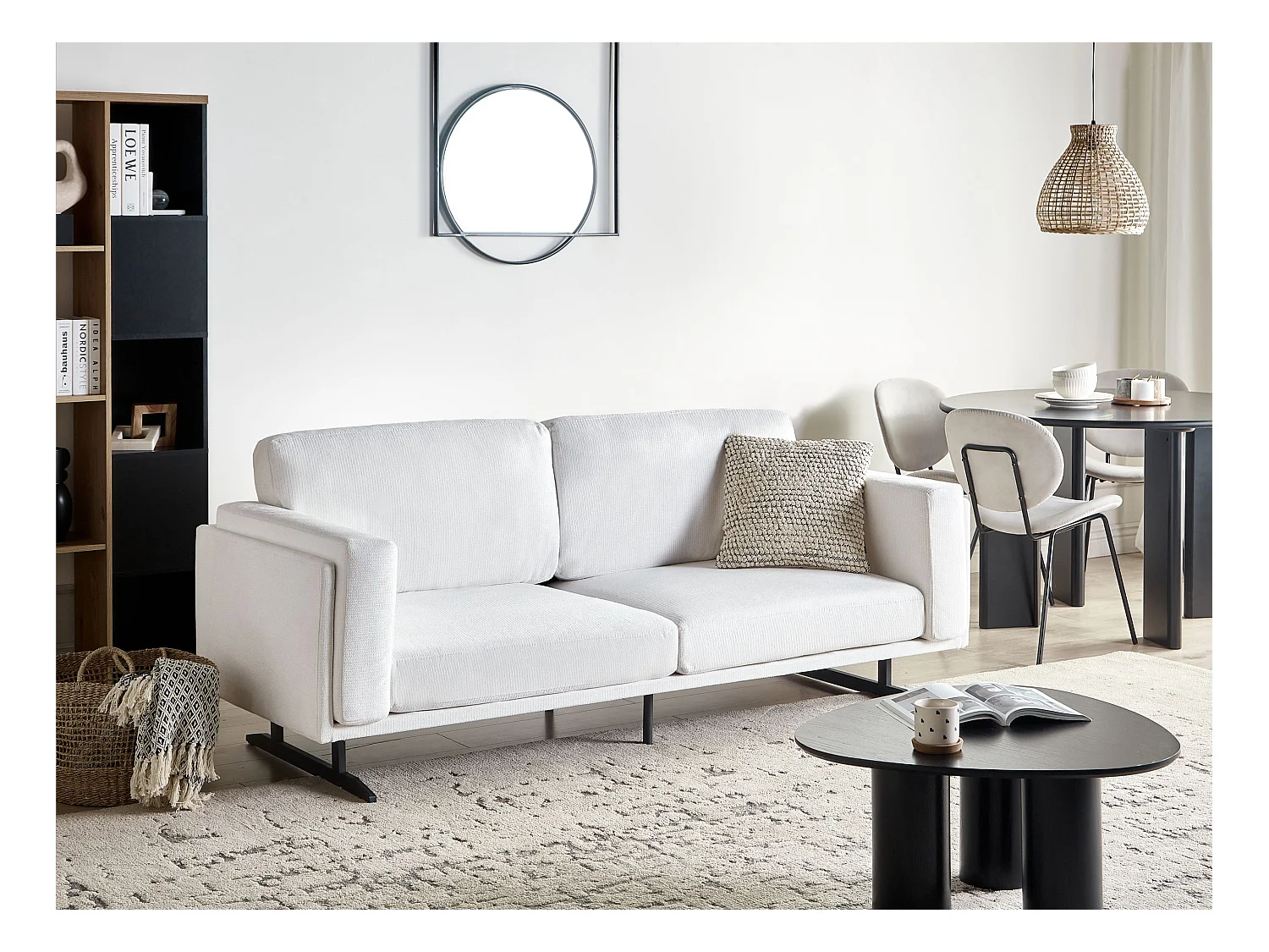 Sofá IDRE Blanco 3 plazas