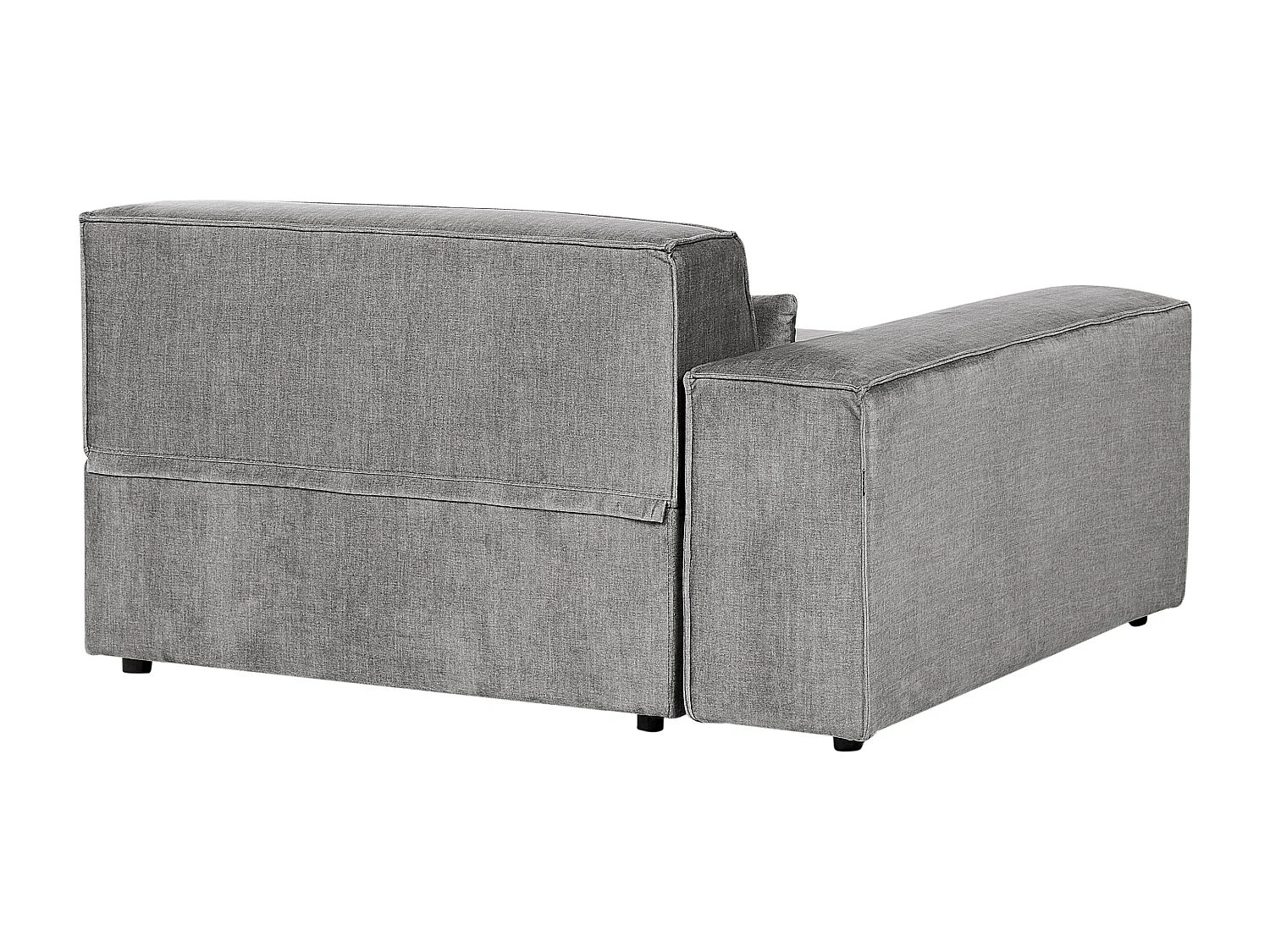Canapé modulable 3 places HELLNAR Tissu Gris