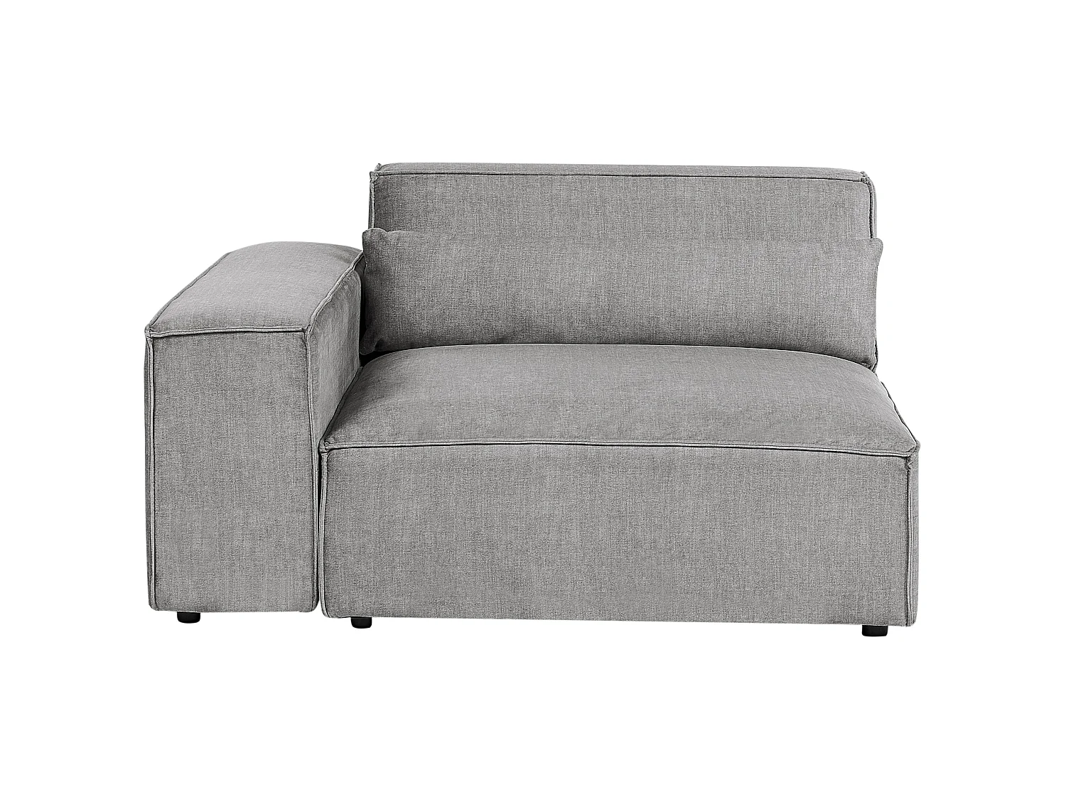 Modular Sofa 3 Seater HELLNAR Grey Fabric