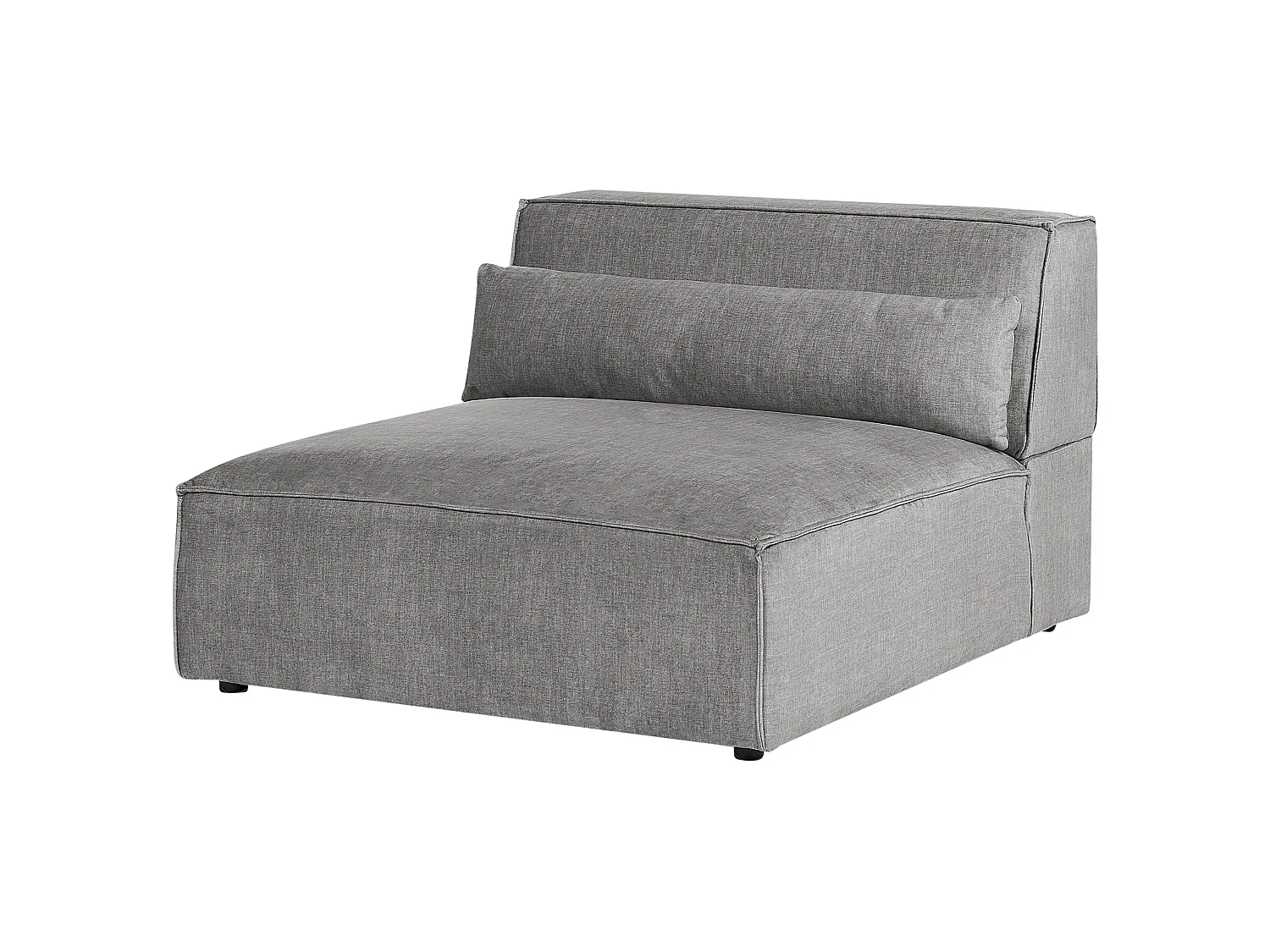 Modular Sofa 3 Seater HELLNAR Grey Fabric
