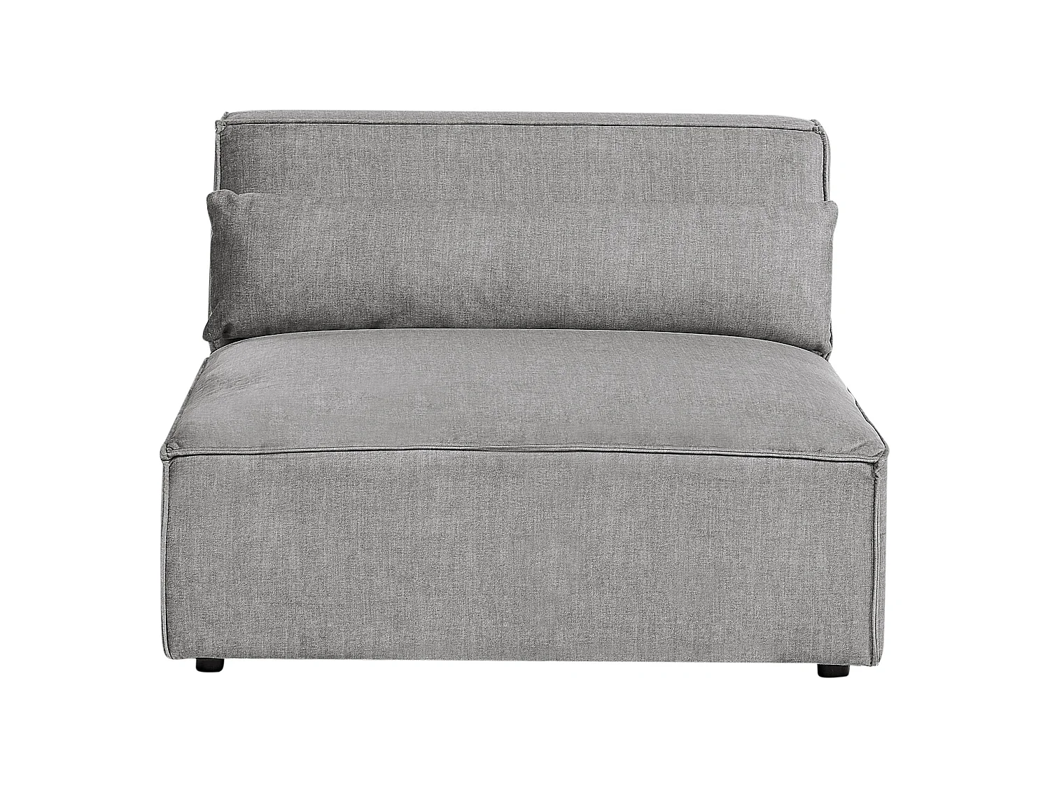 Canapé modulable HELLNAR Tissu Gris 3 places