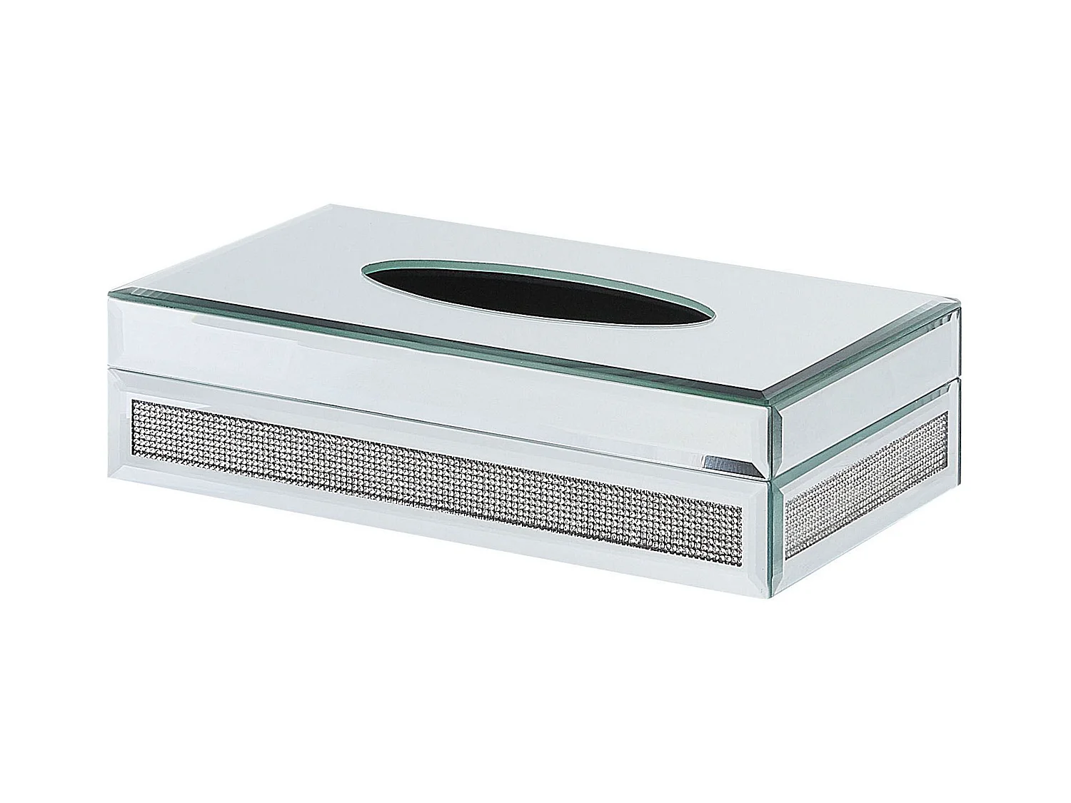 Porte-serviette de table CHARLY Verre Argenté