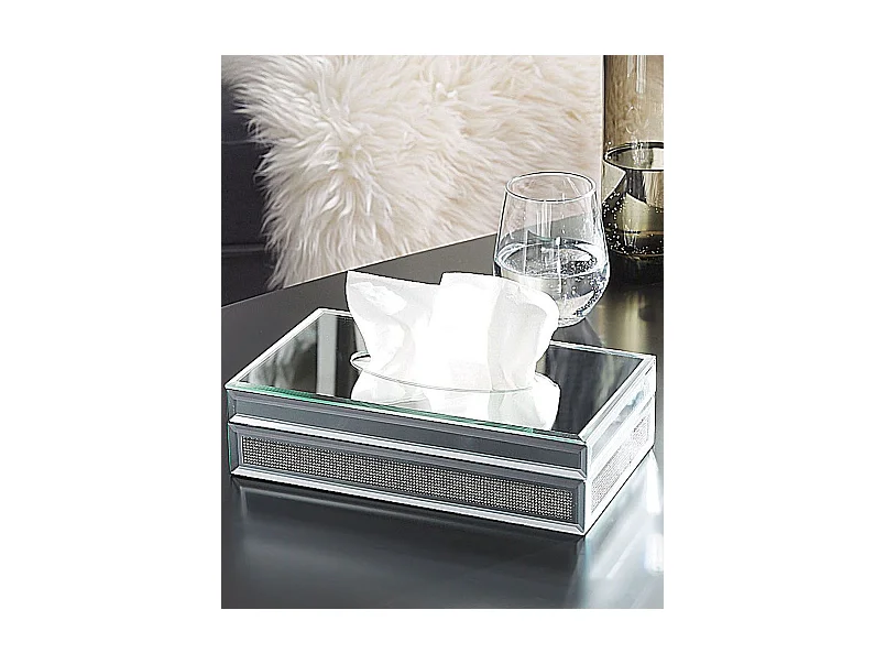 Porte-serviette de table CHARLY Verre Argenté