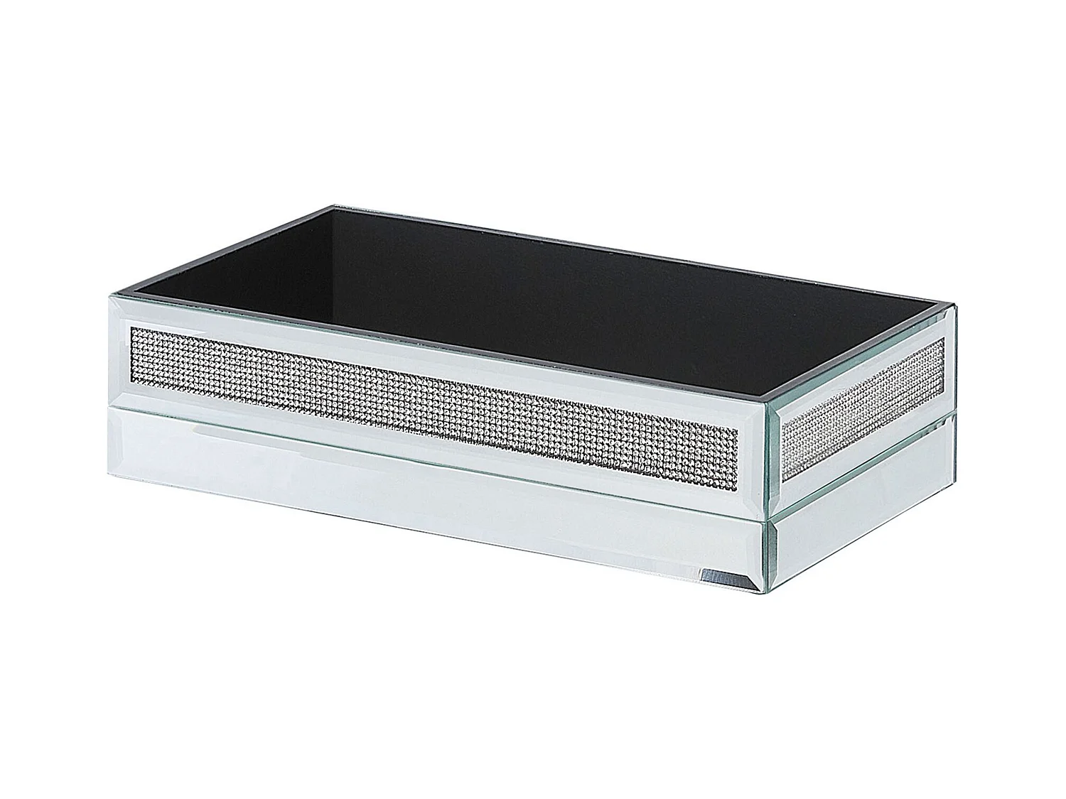 Porte-serviette de table CHARLY Verre Argenté