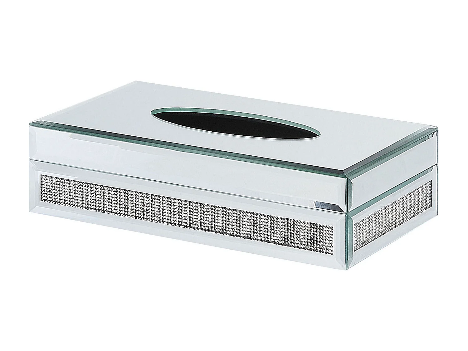 Porte-serviette de table CHARLY Verre Argenté