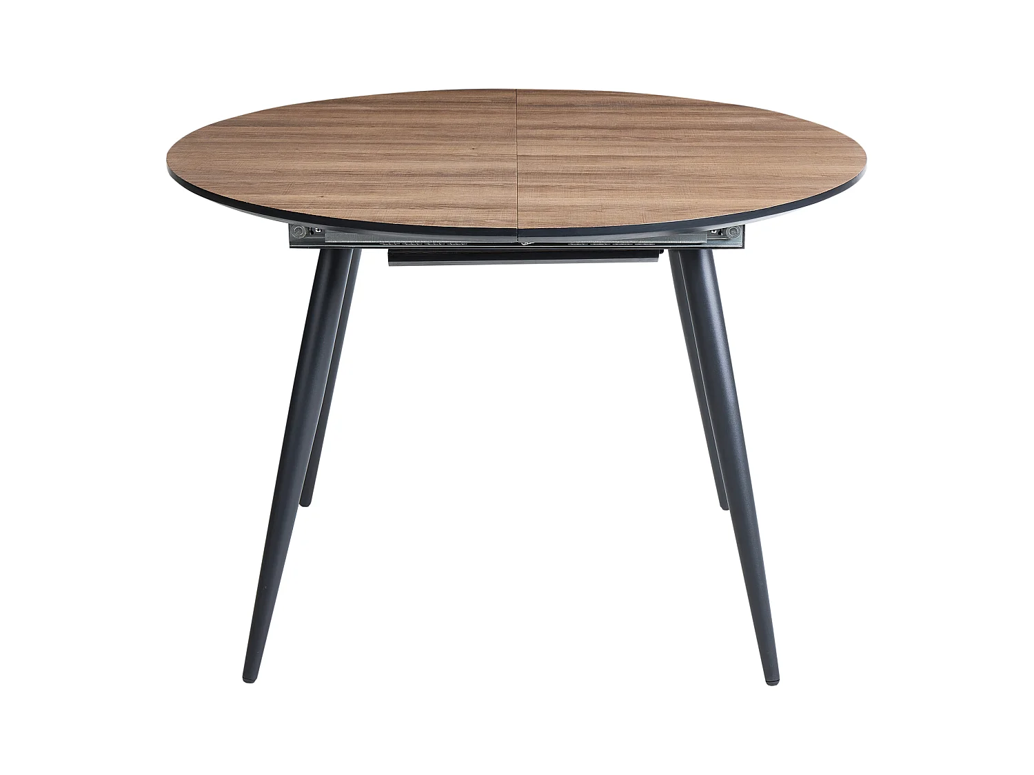 Table de salle à manger extensible SENIAC Marron 110/150 cm 112 cm