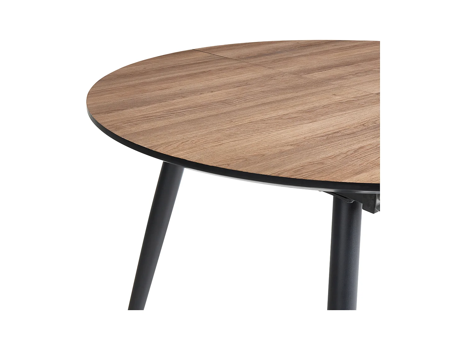 Table de salle à manger extensible SENIAC Marron 110/150 cm 112 cm