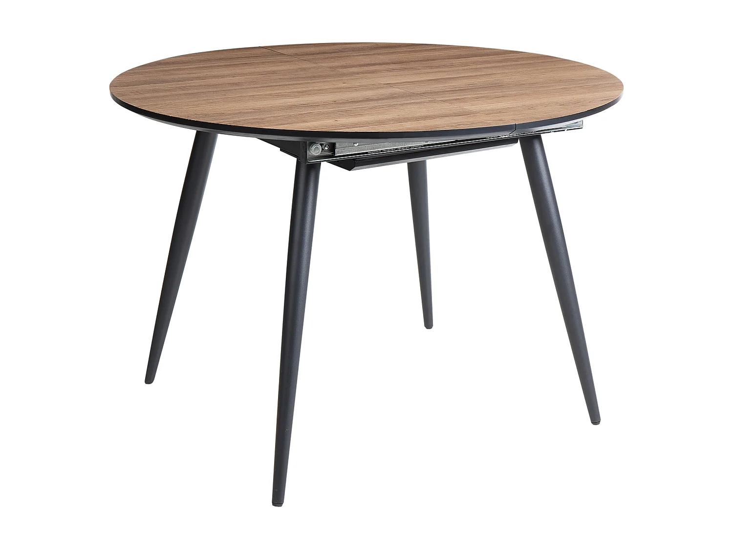 Table de salle à manger extensible SENIAC Marron 110/150 cm 112 cm