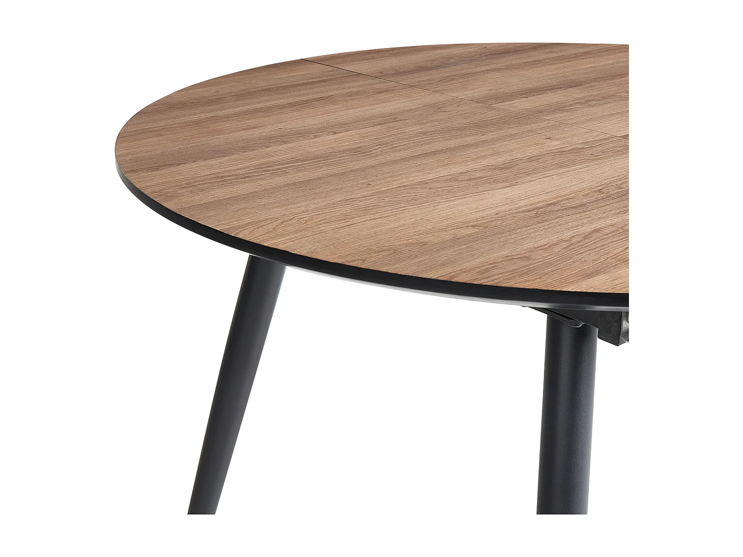 Table de salle à manger extensible SENIAC Marron 110/150 cm 112 cm