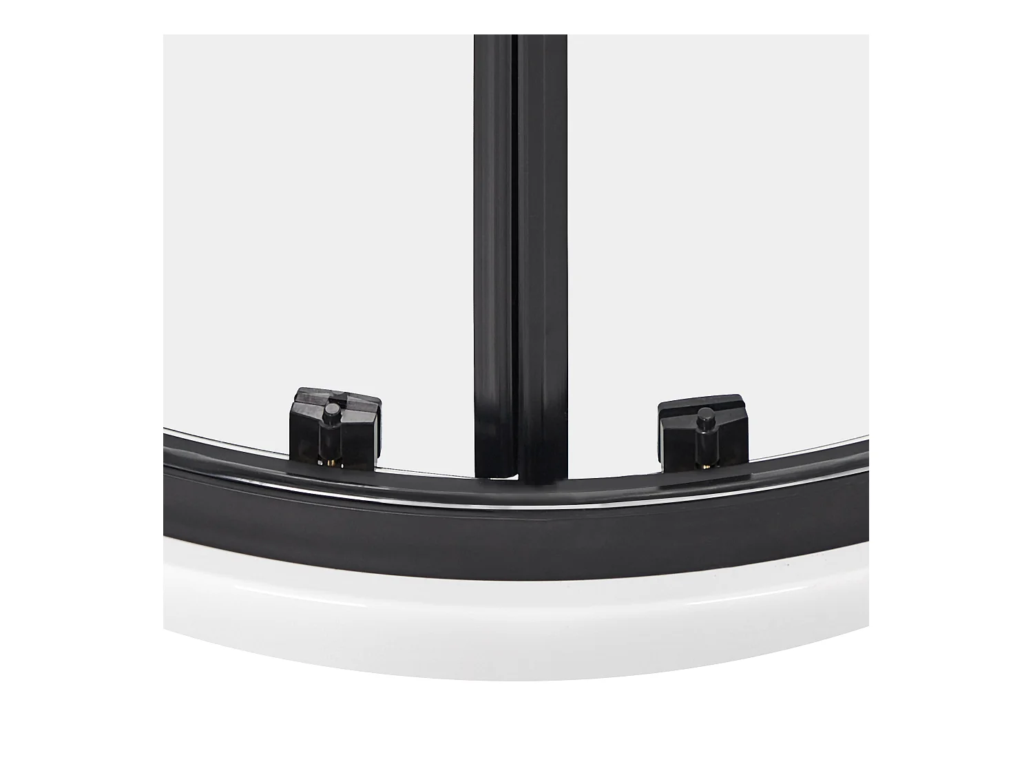 Cabine de douche JUKATAN 90 x 90 x 185 cm Noir