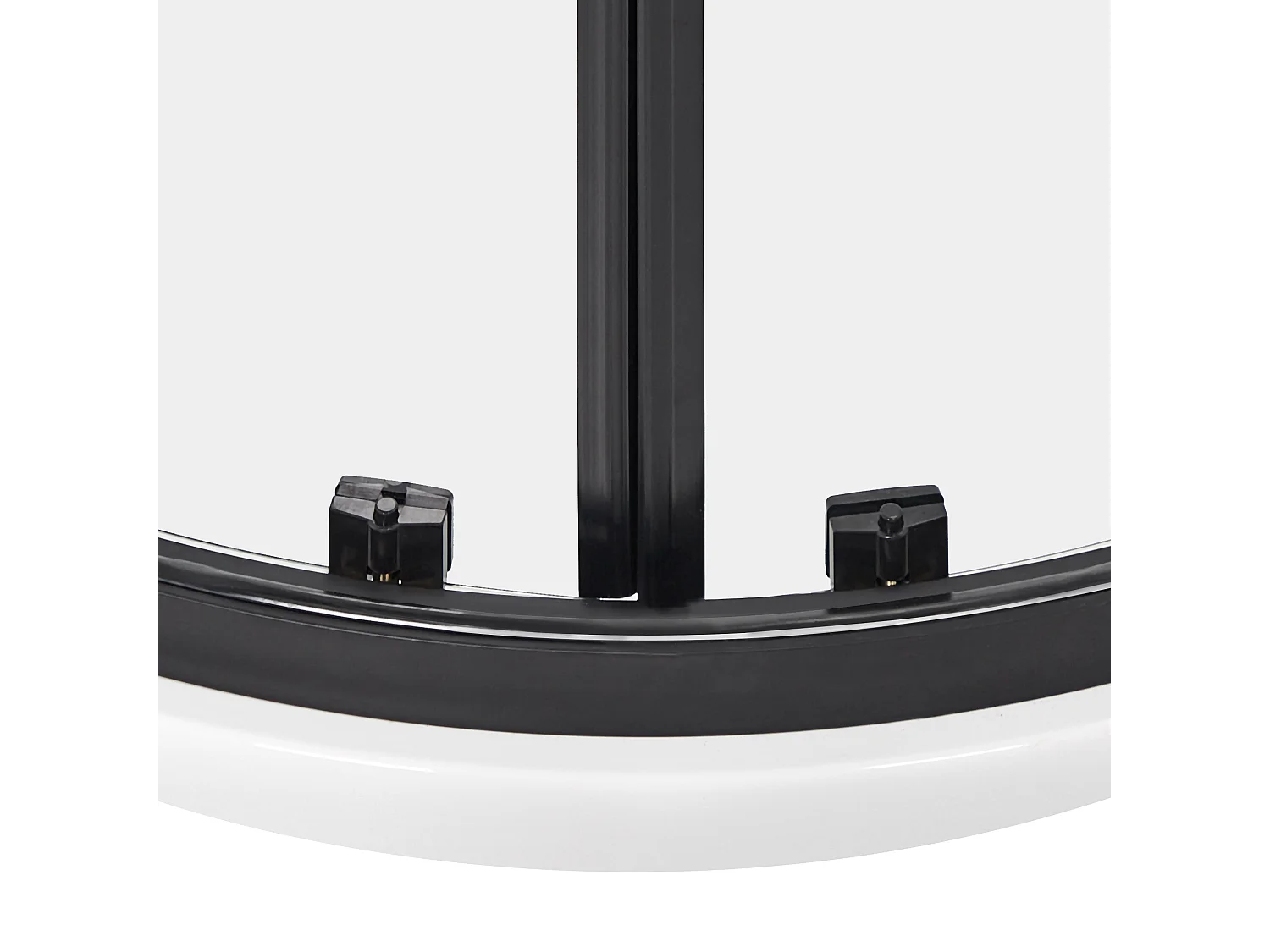 Cabine de douche JUKATAN 90 x 90 x 185 cm Noir