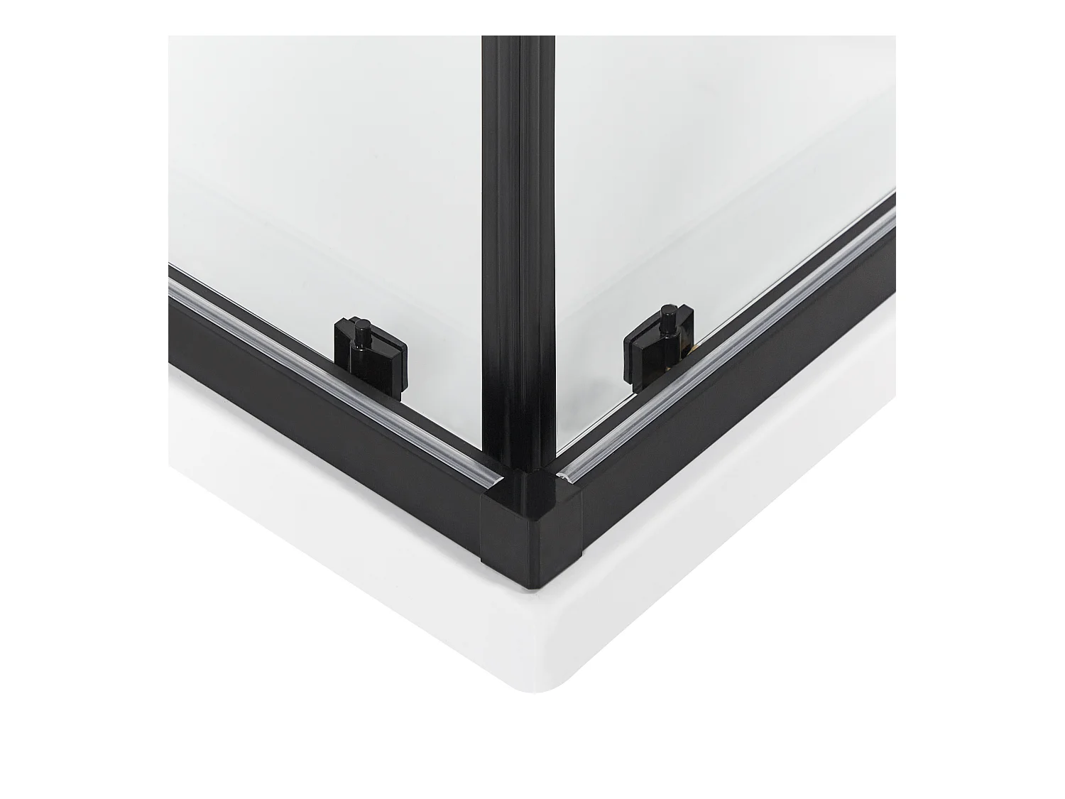 Cabine de douche TELA 80 x 80 x 185 cm Noir