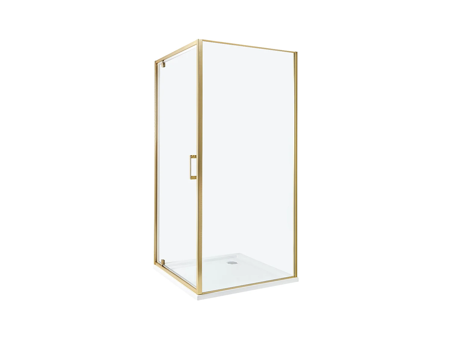 Cabine de douche DARLI 90 x 90 x 185 cm Doré