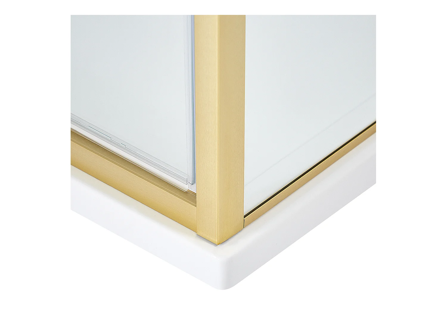 Cabine de douche DARLI 90 x 90 x 185 cm Doré