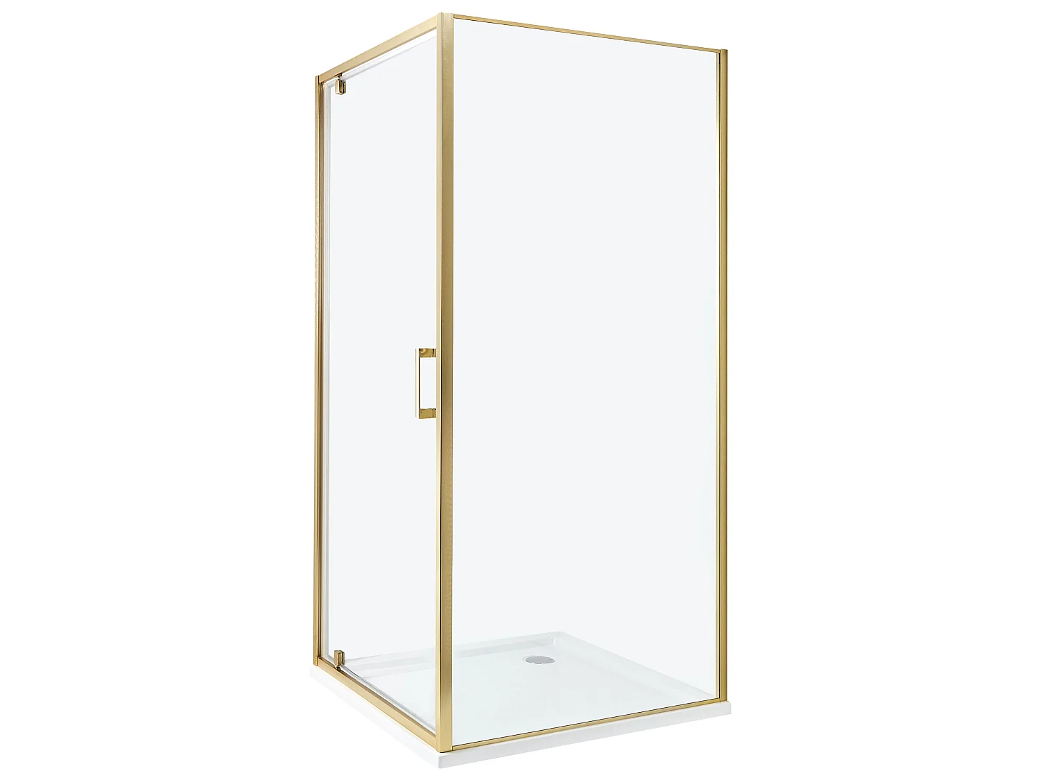 Cabine de douche DARLI 90 x 90 x 185 cm Doré