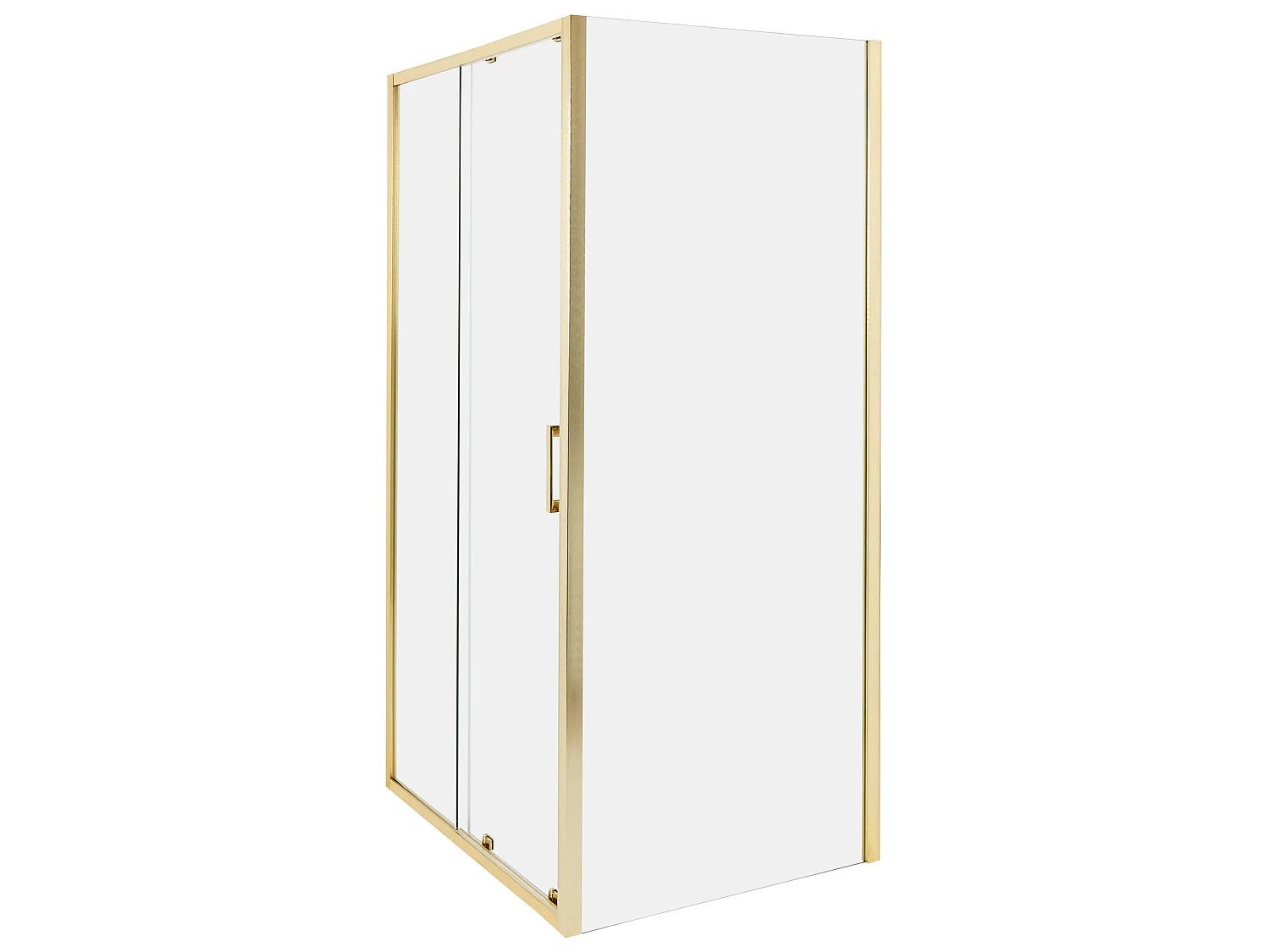 Cabine de douche YORO 80 x 100 x 185 cm Doré
